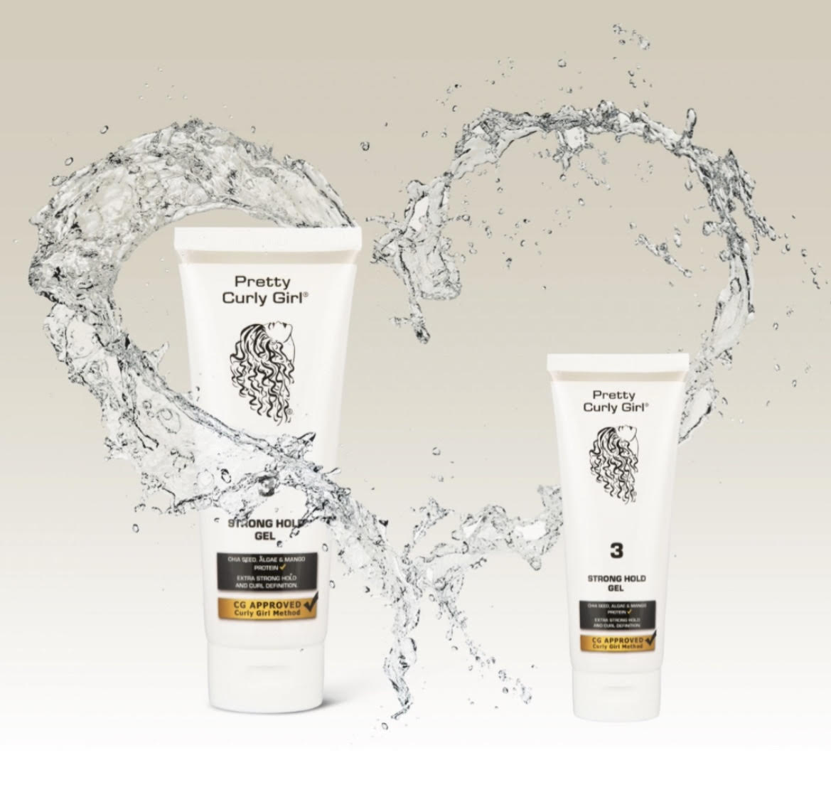 Pretty Curly Girl Strong Hold stiprios fiksacijos gelis
