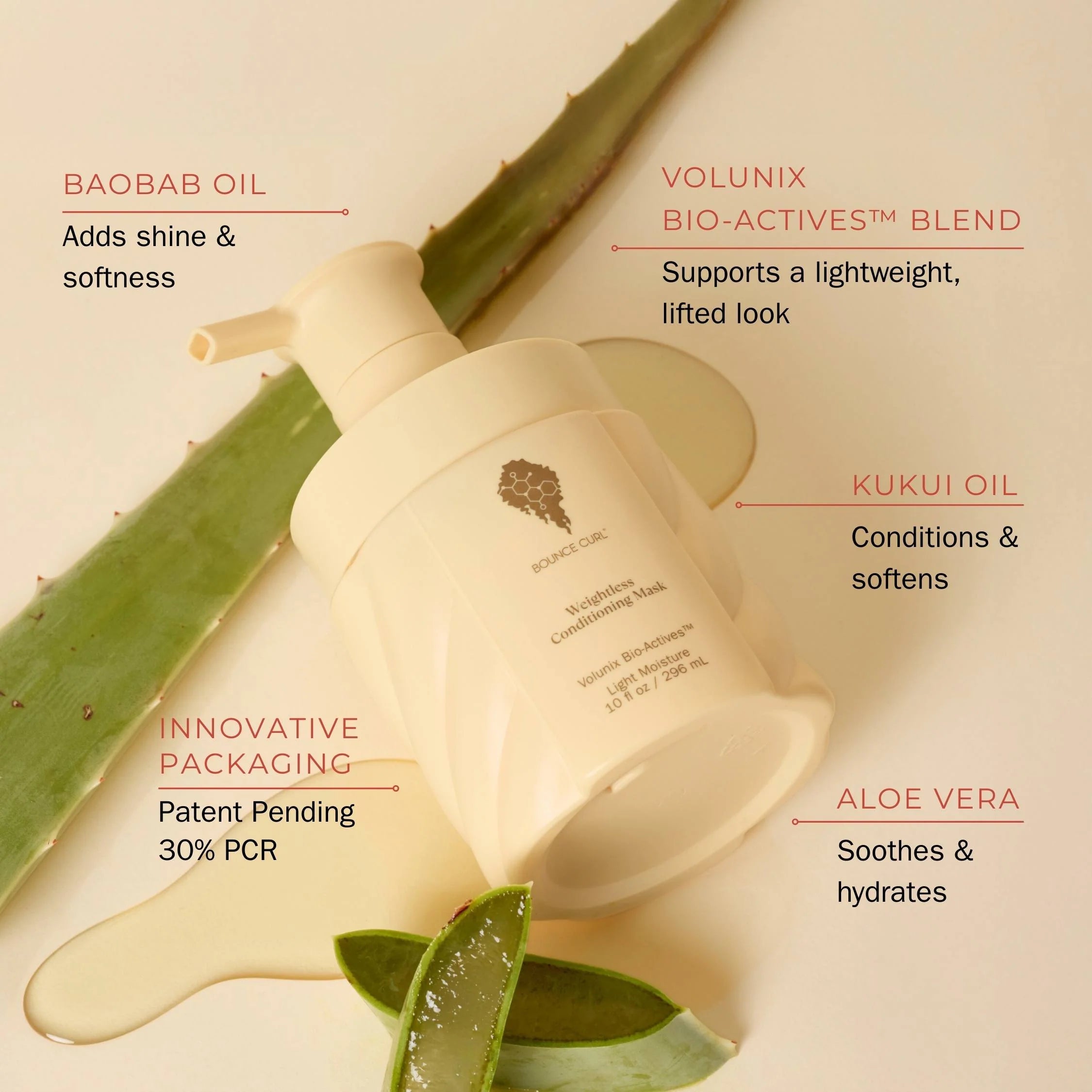 Bounce Curl kaukė ploniems plaukams | Weightless kolekcija (JAU GREITAI)