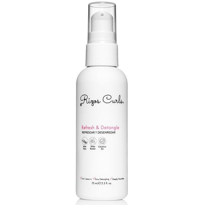 Rizos Curls Refresh & Detangle purškliklis, garbanų atšviežinimui ir išpainiojimui
