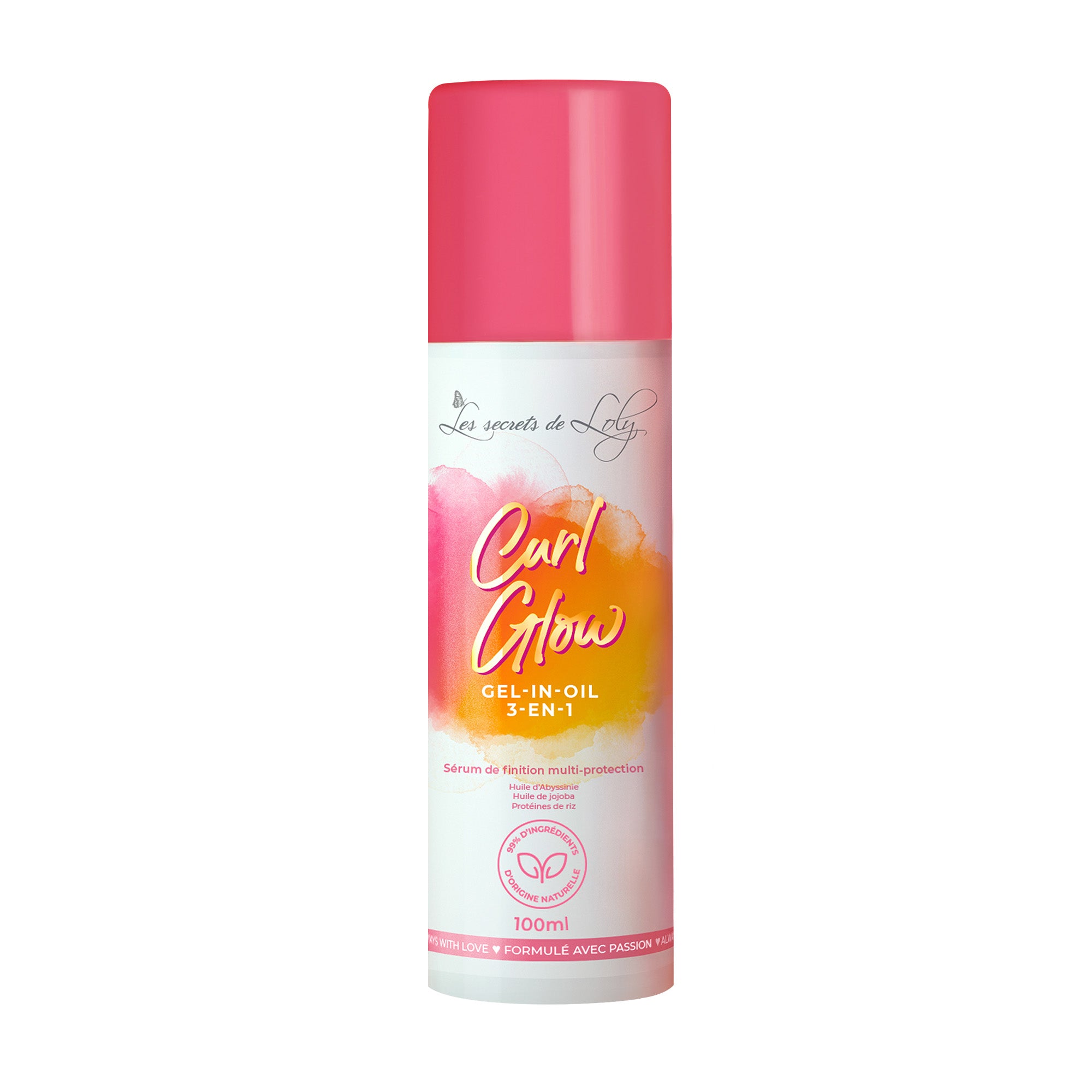 CURL GLOW nuo UV ir karščio apsaugantis serumas