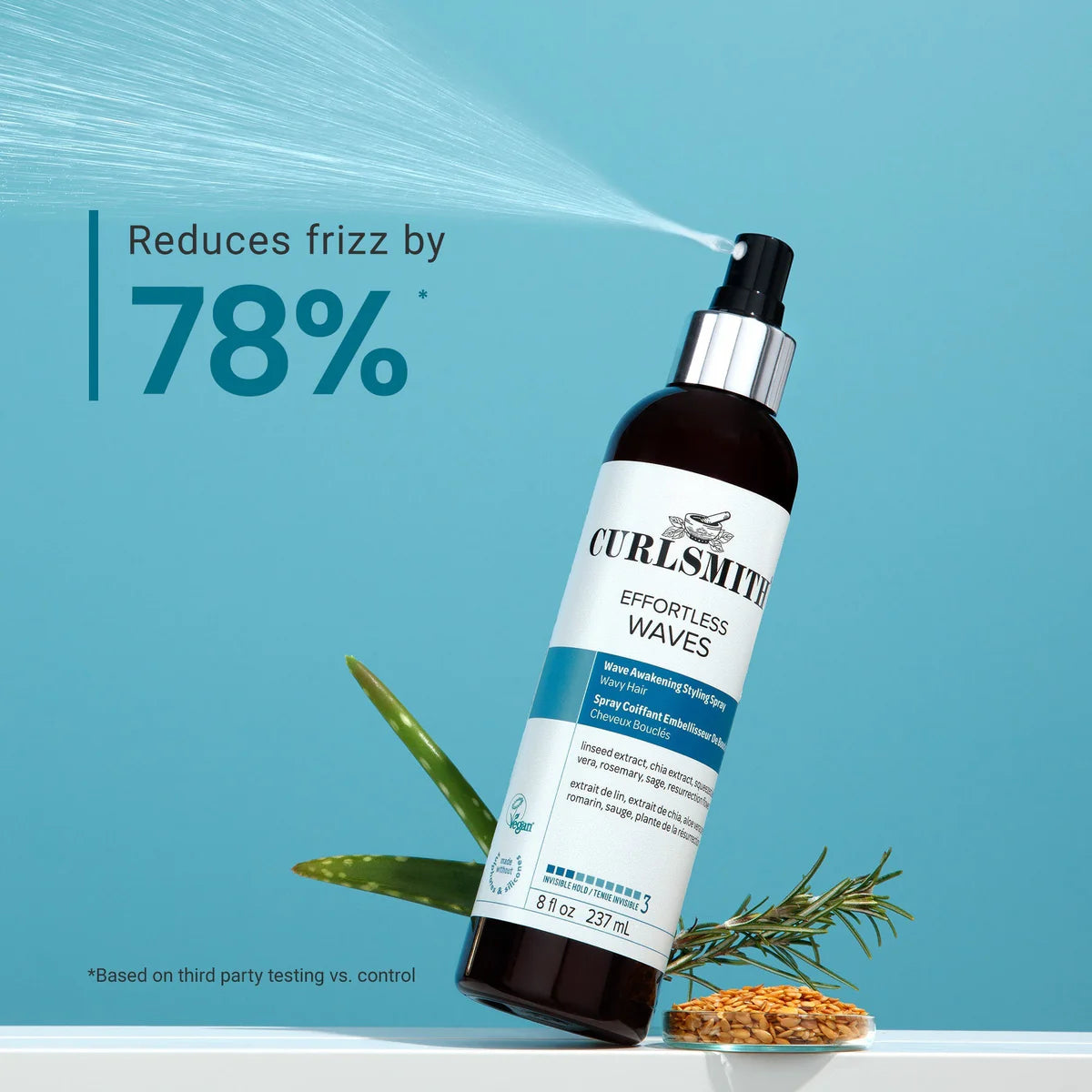 Curlsmith Effortless Waves bangas išryškinantis purškiklis