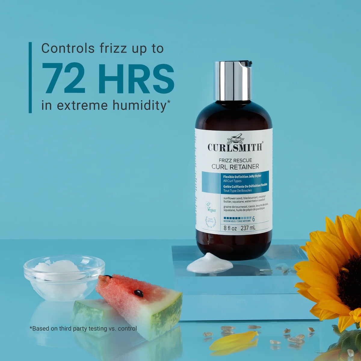 Curlsmith Rescue Curl Retainer vidutinės fiksacijos gelis