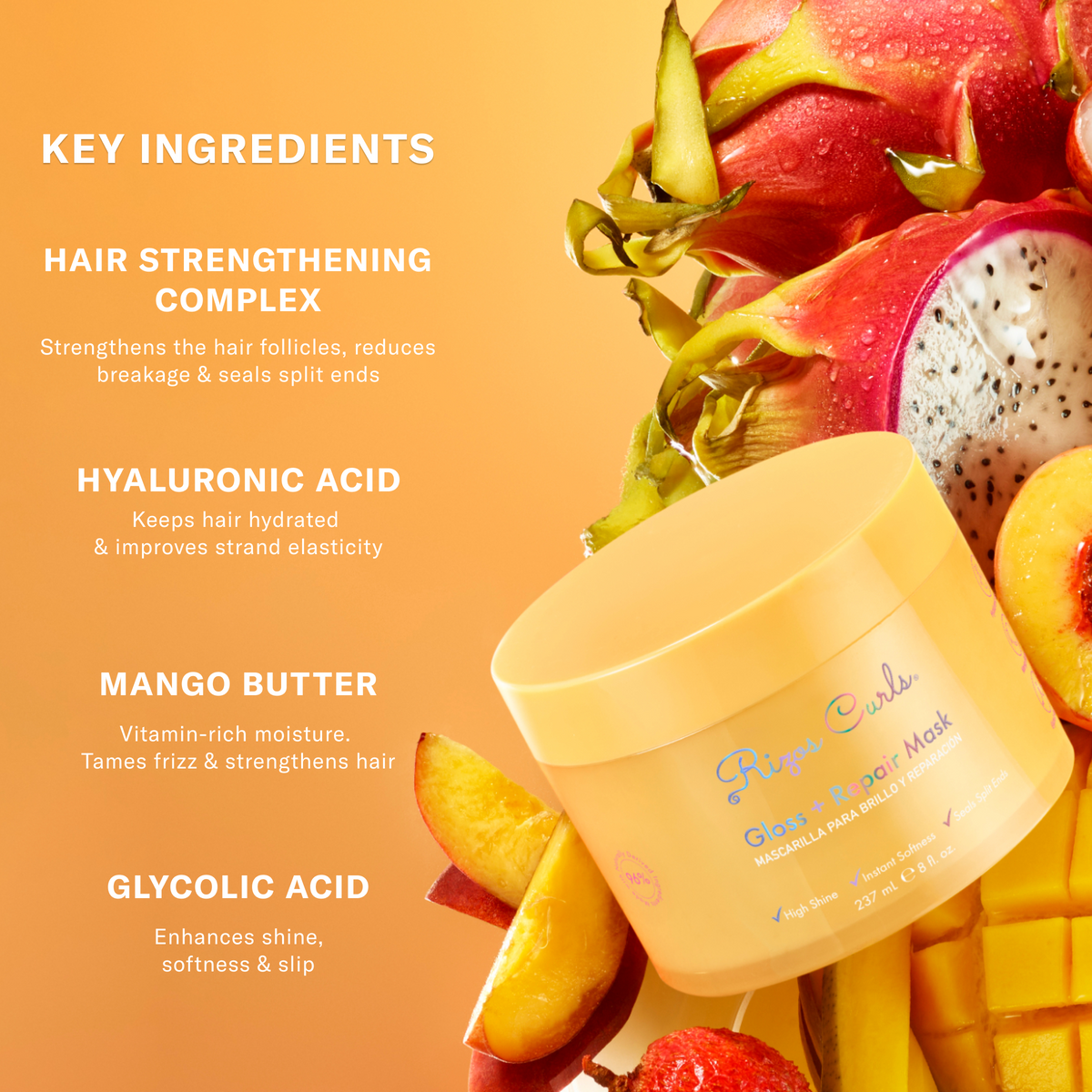 Rizos Curls Vitamin C Hair Repair Mask