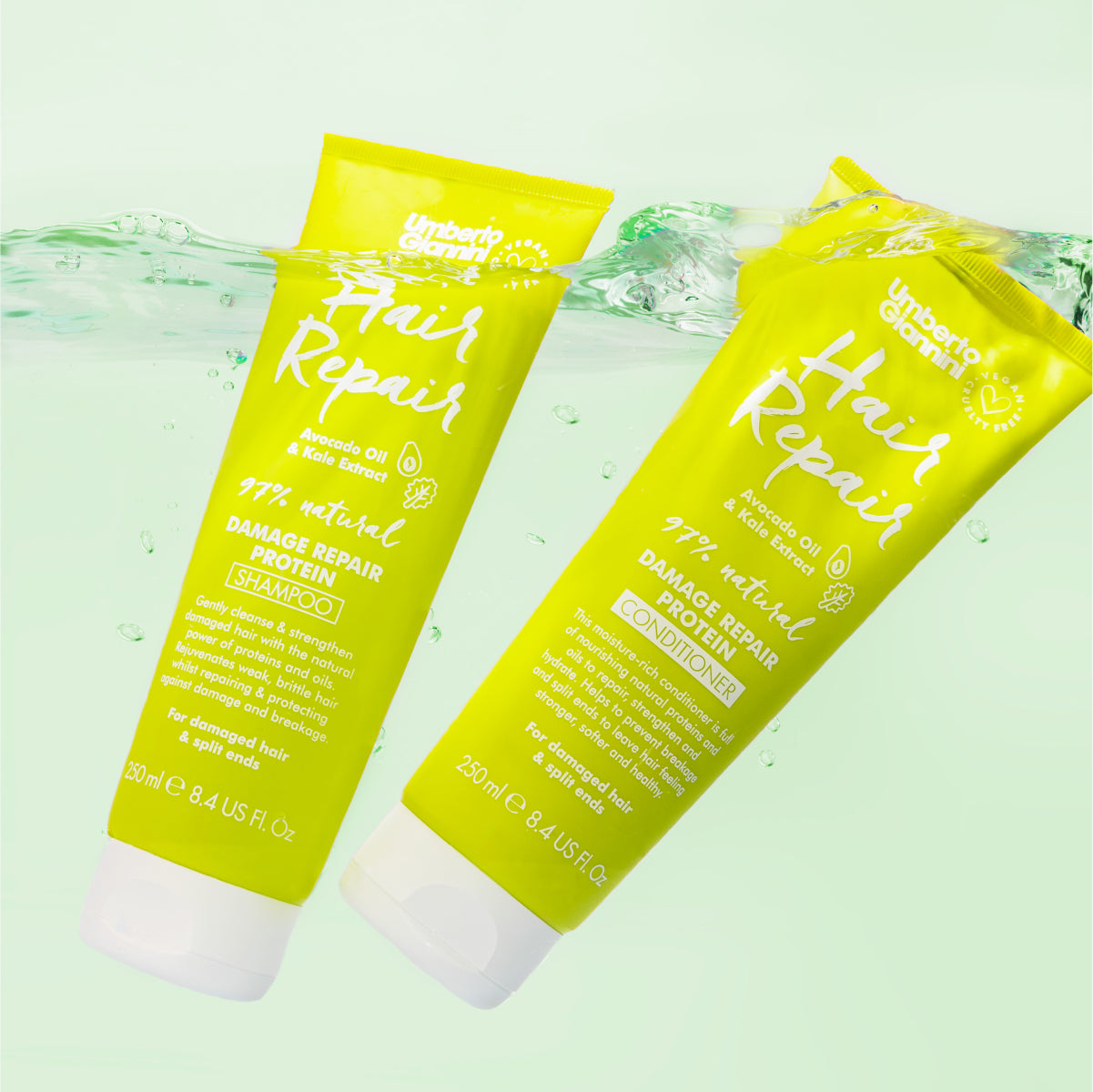 Umberto Giannini Hair Repair proteininis kondicionierius pažeistiems plaukams