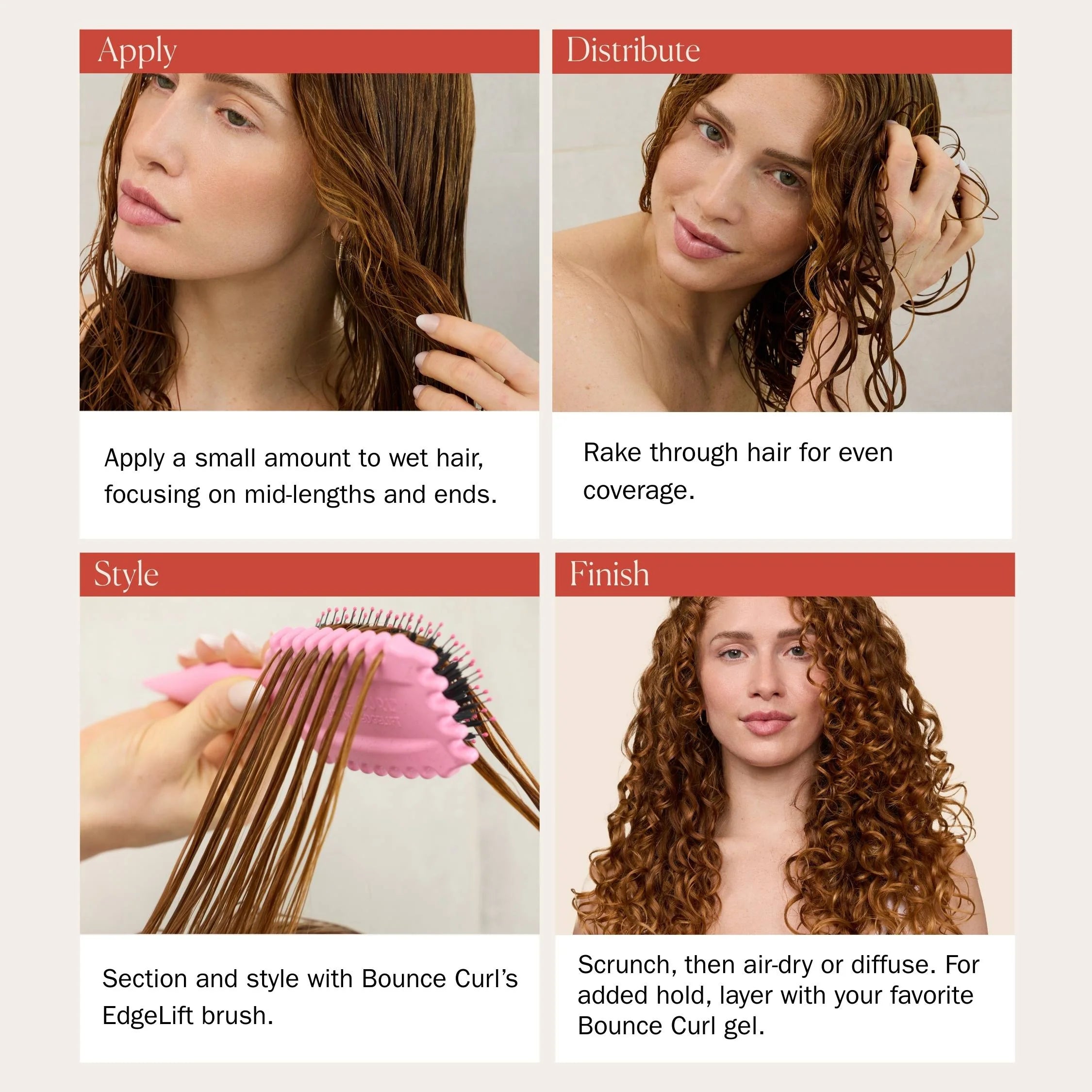 Bounce Curl Hydra-lite stilizavimo kremas | Weightless kolekcija