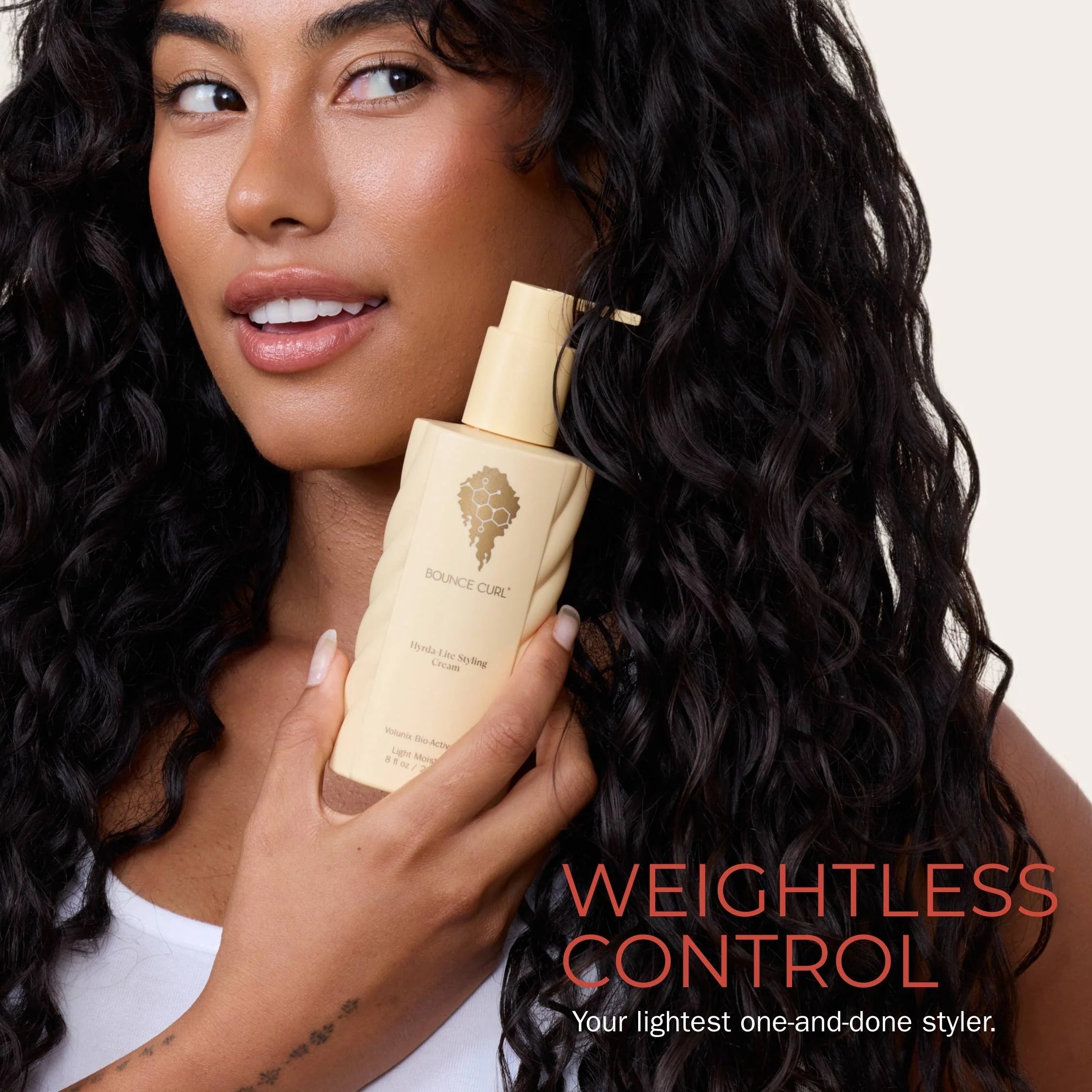 Bounce Curl Hydra-lite stilizavimo kremas | Weightless kolekcija