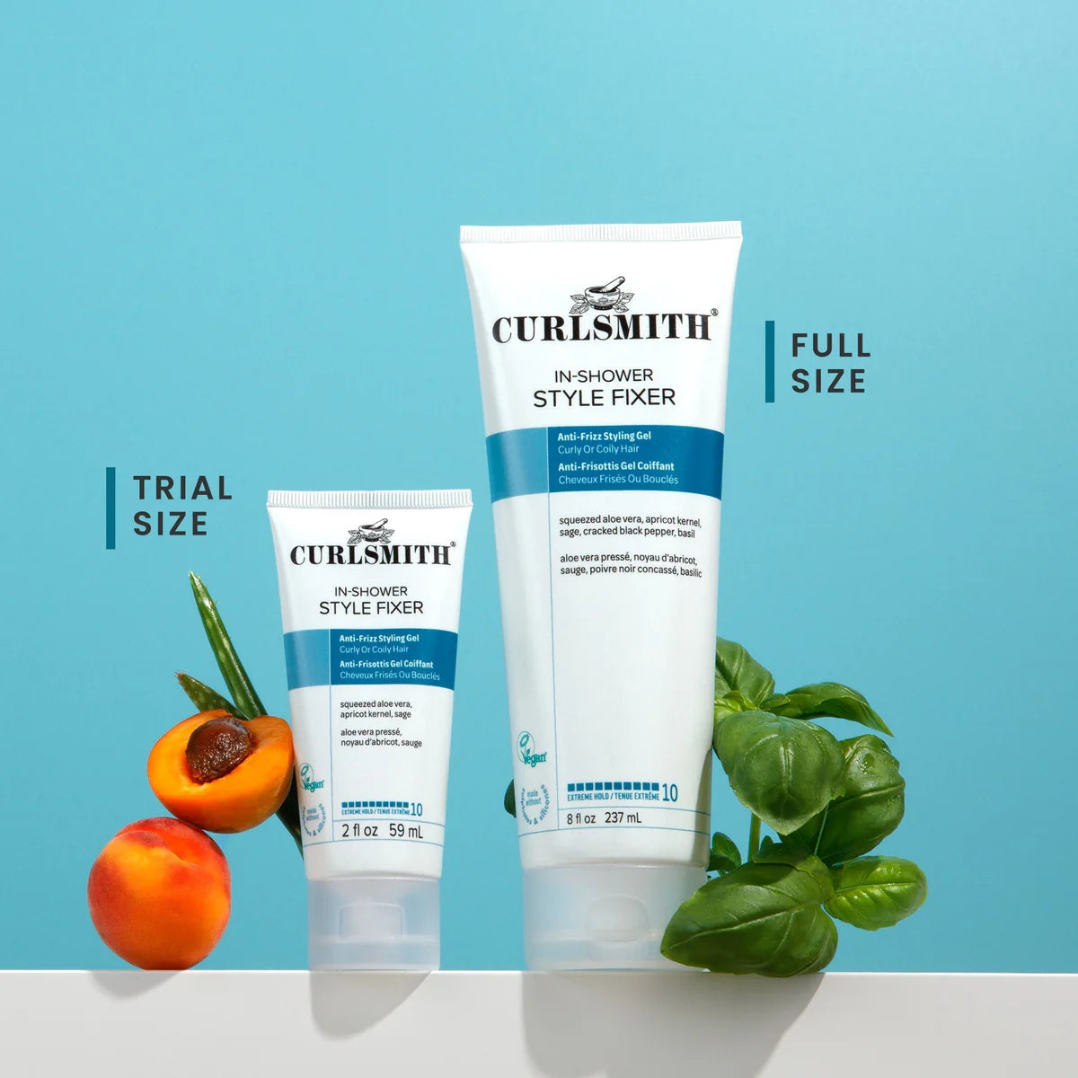 Curlsmith In-Shower Style Fixer stiprios fiksacijos gelis