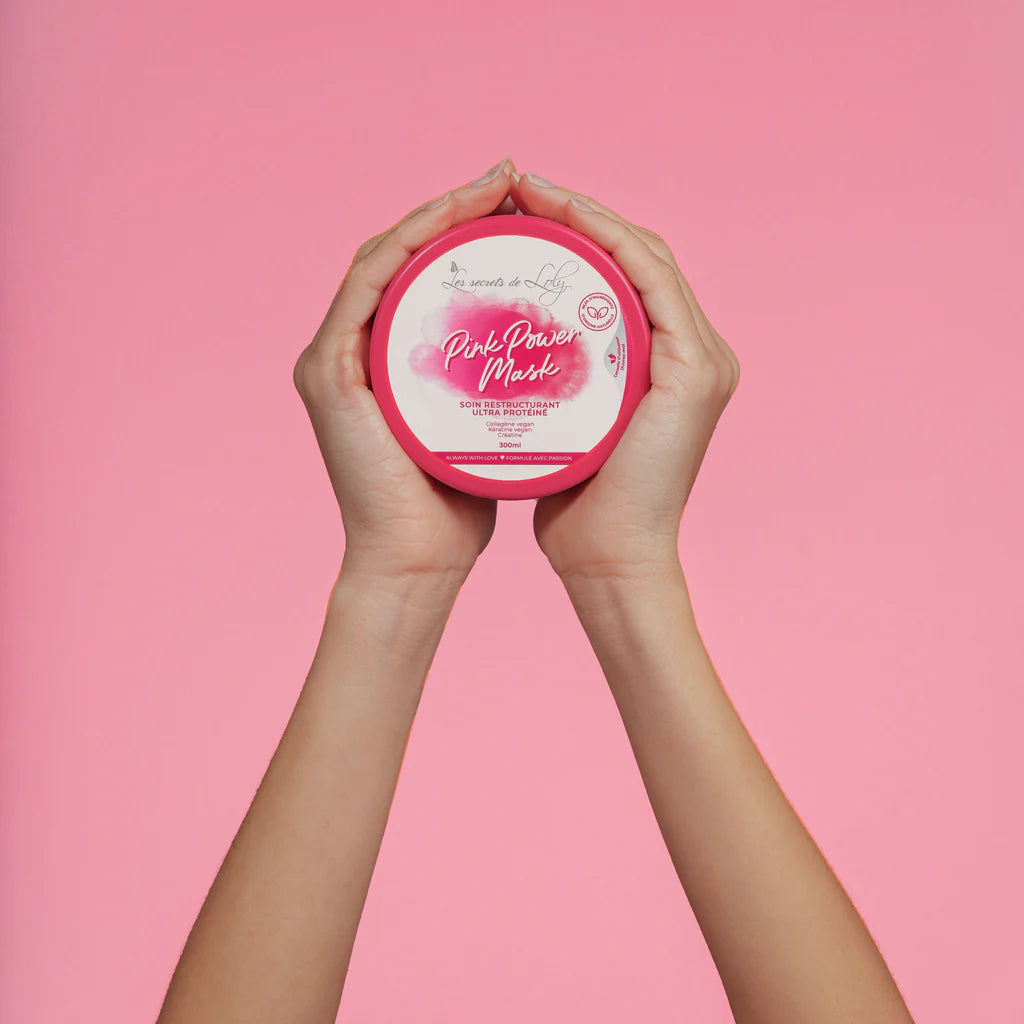 Proteininė Pink Power kaukė