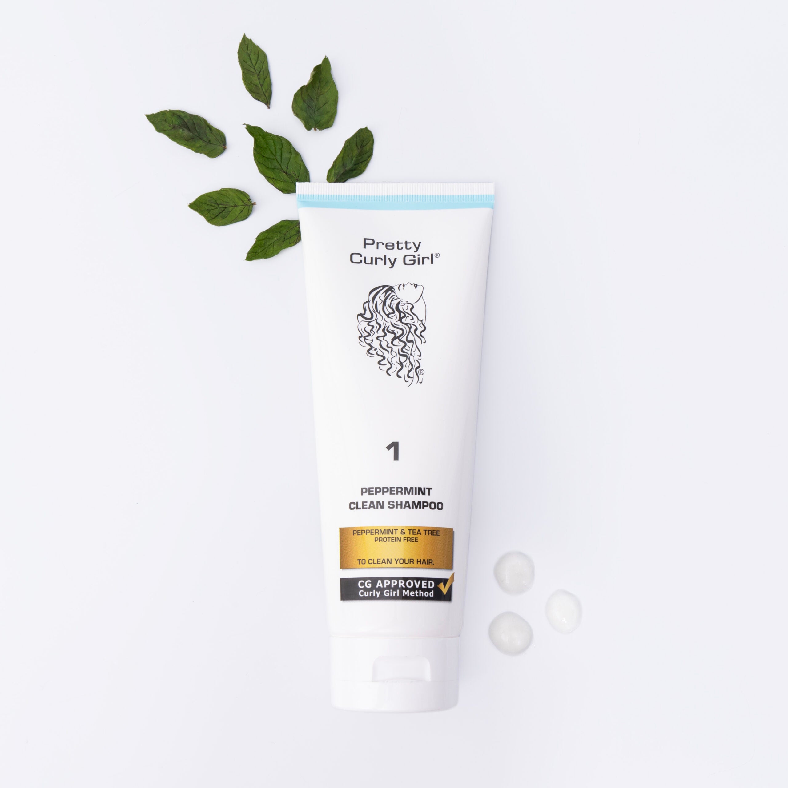 Pretty Curly Girl Peppermint Clean gilesnio valymo šampūnas