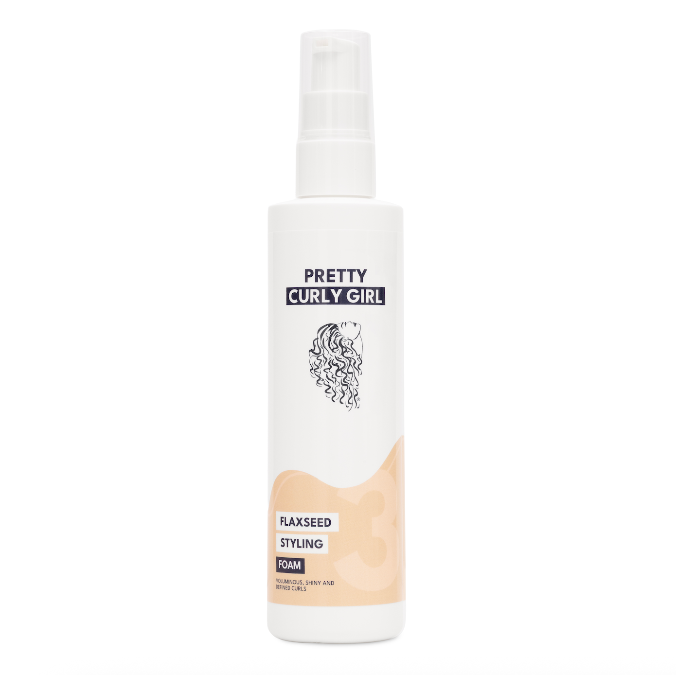 Pretty Curly Girl Flaxseed Styling Foam