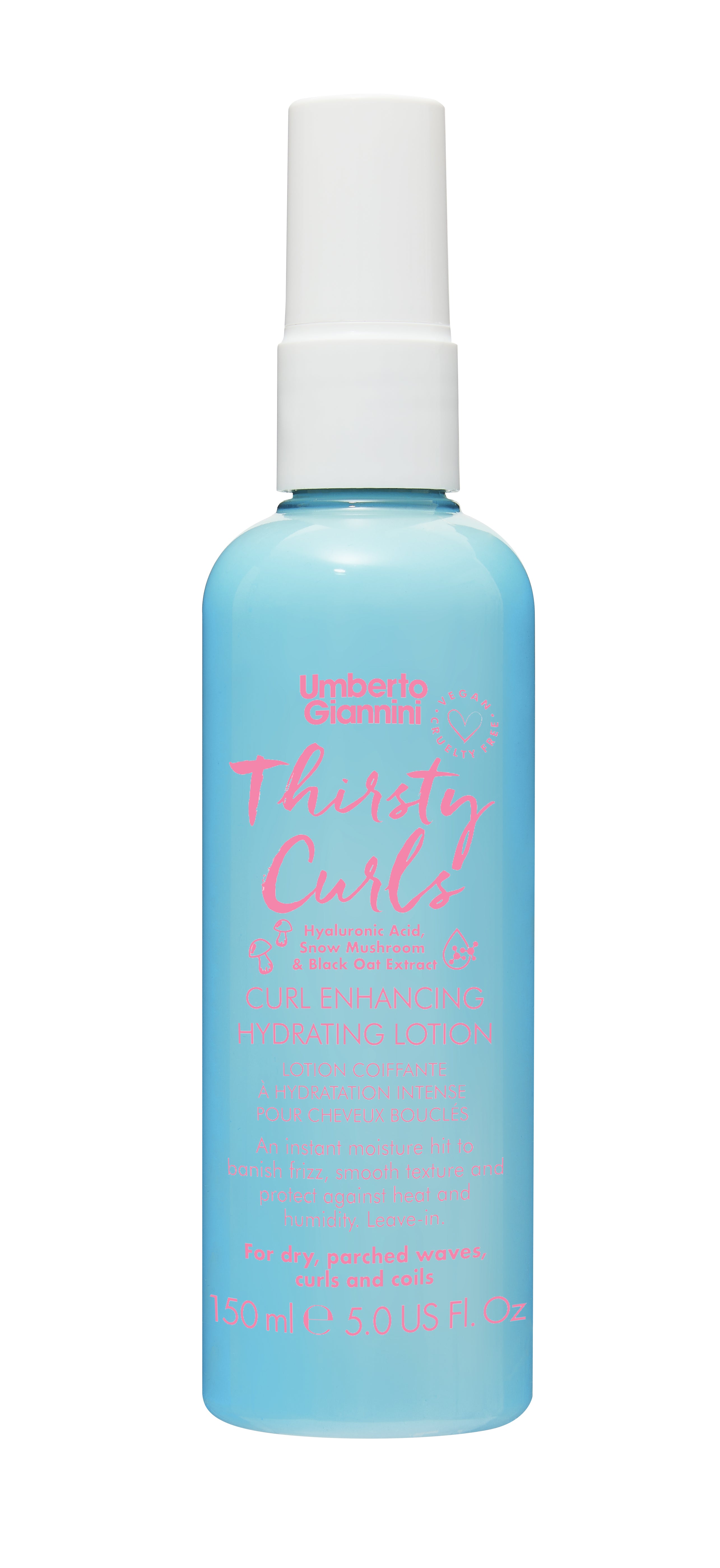 Umberto Giannini Thirsty Curls stilizavimo kremas su apsauga nuo UV spindulių