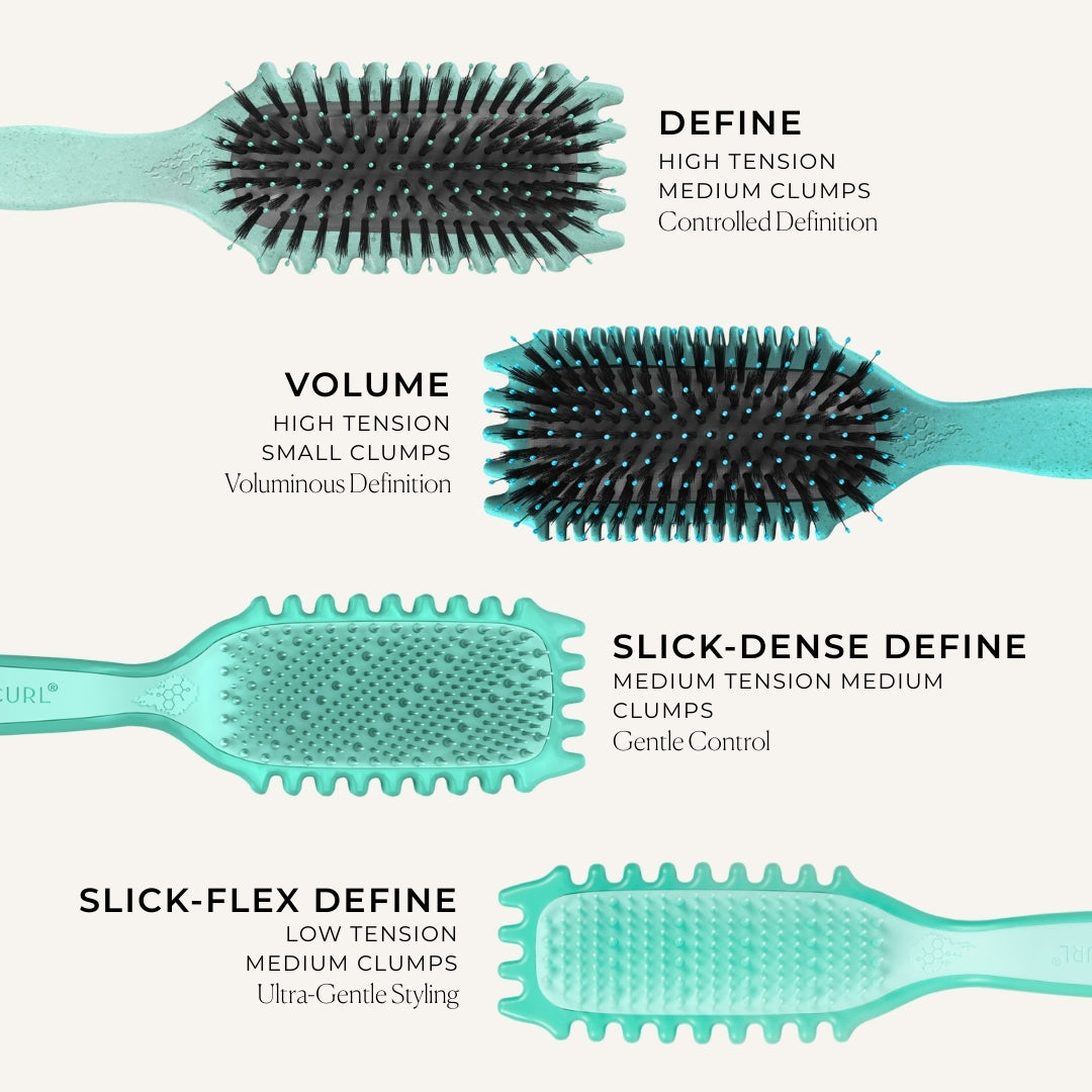 Bounce Curl Slick-Dense Define EdgeLift šepetys jautriems plaukams