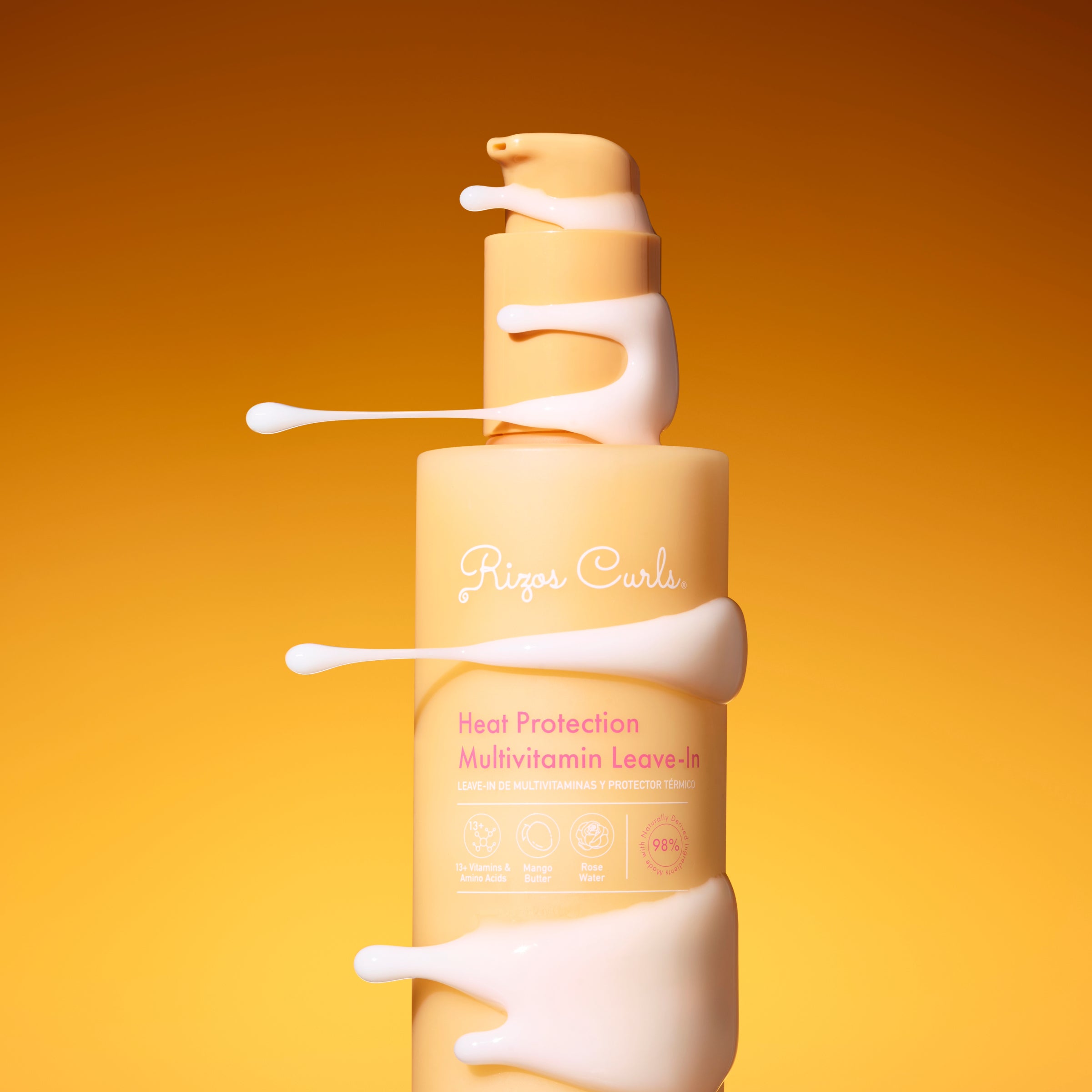 Rizos Curls multivitamininis paliekamasis kondicionierius su apsauga nuo karščio
