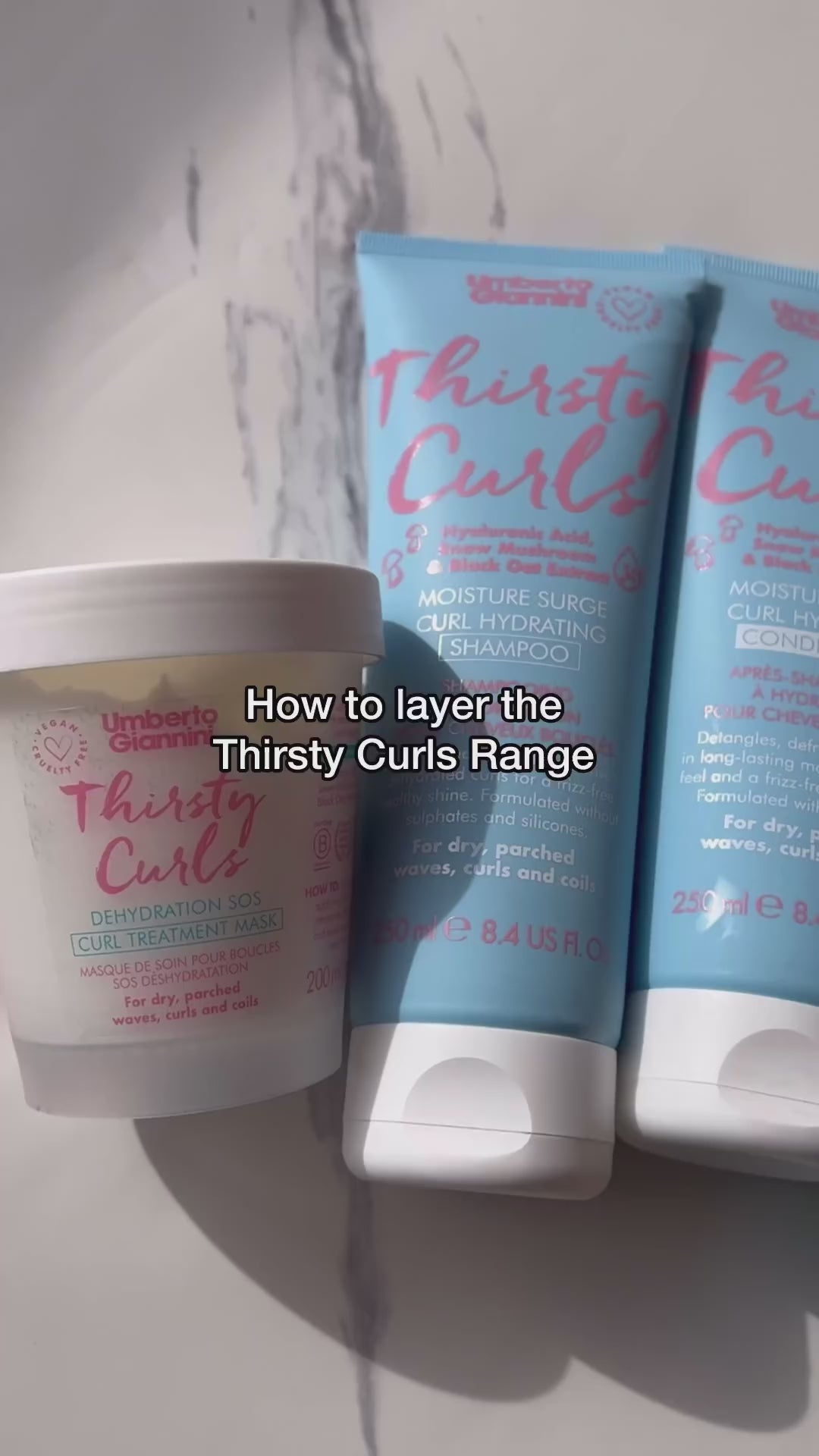 Umberto Giannini Thirsty Curls Souffle kremas