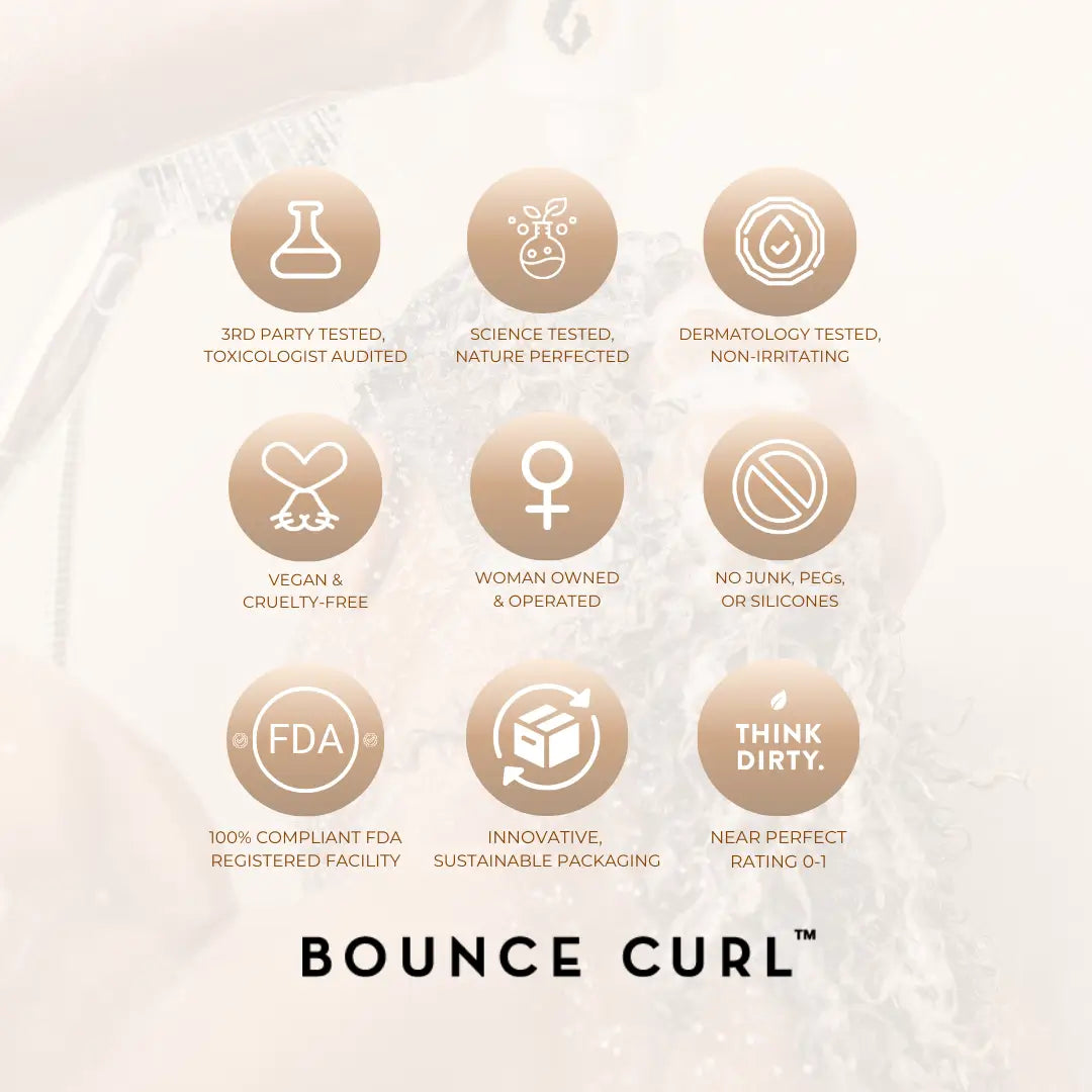 Bounce Curl Pure Silk drėkinantis šampūnas sausai odai ir šiurkštiems plaukams