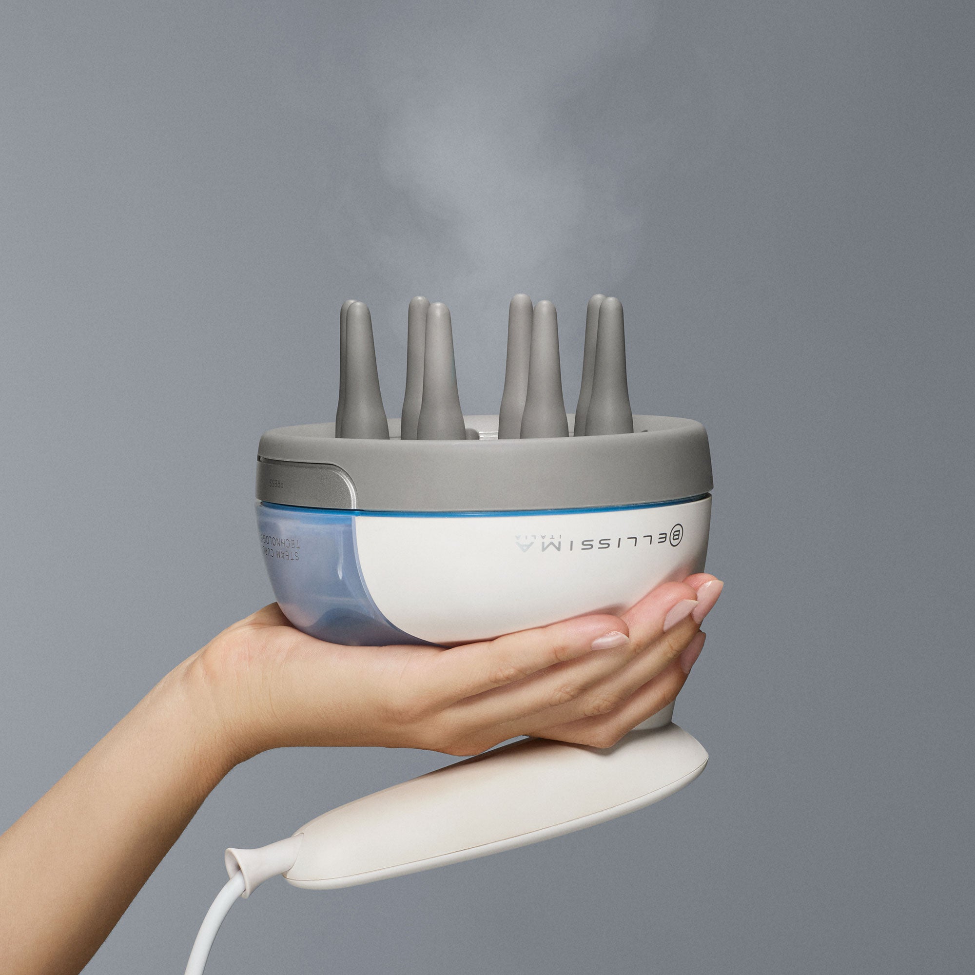 Bellissima Italia garintuvas banguotų ir garbanotų plaukų atšviežinimui Steam Ritual®