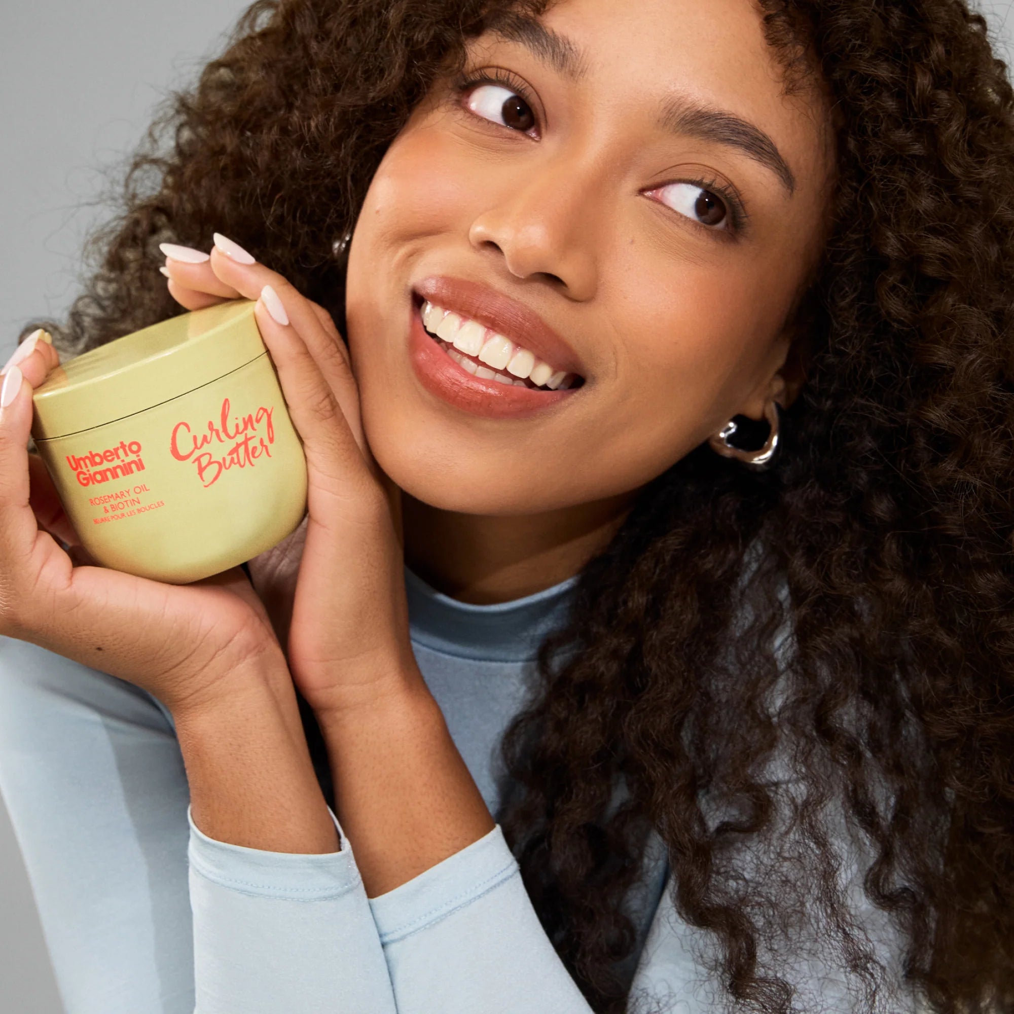 Umberto Giannini Strong Curls Curling garbanų sviestas
