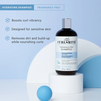 Curlsmith bekvapis šampūnas normaliai arba sausai odai