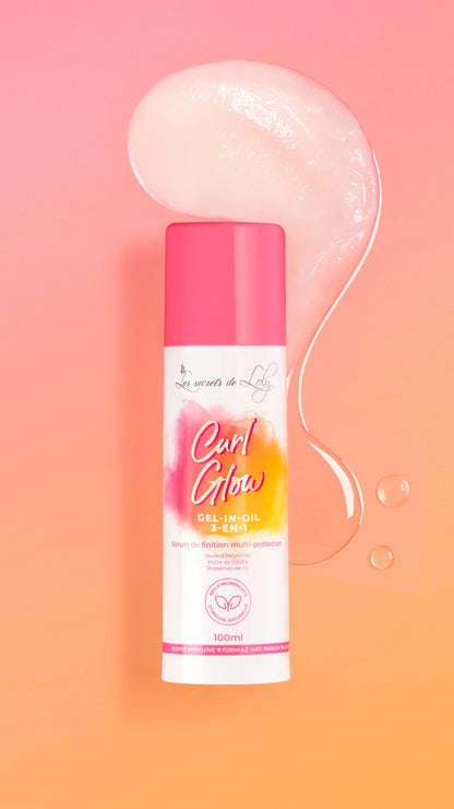 CURL GLOW nuo UV ir karščio apsaugantis serumas