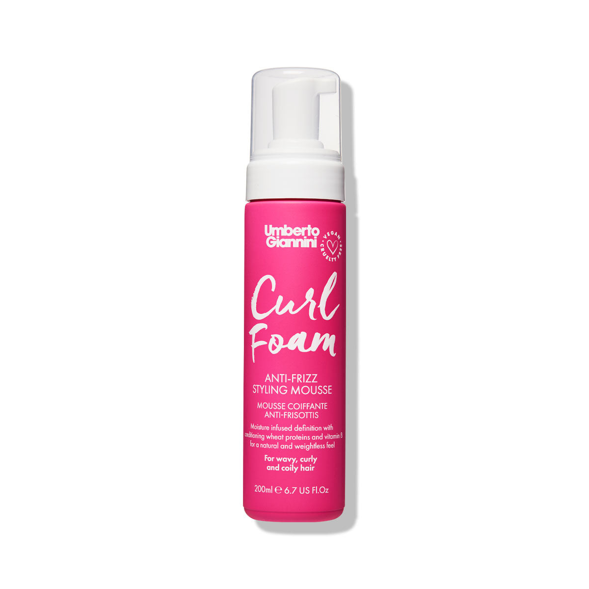 Umberto Giannini Curl Foam Anti-Frizz stilizavimo putos