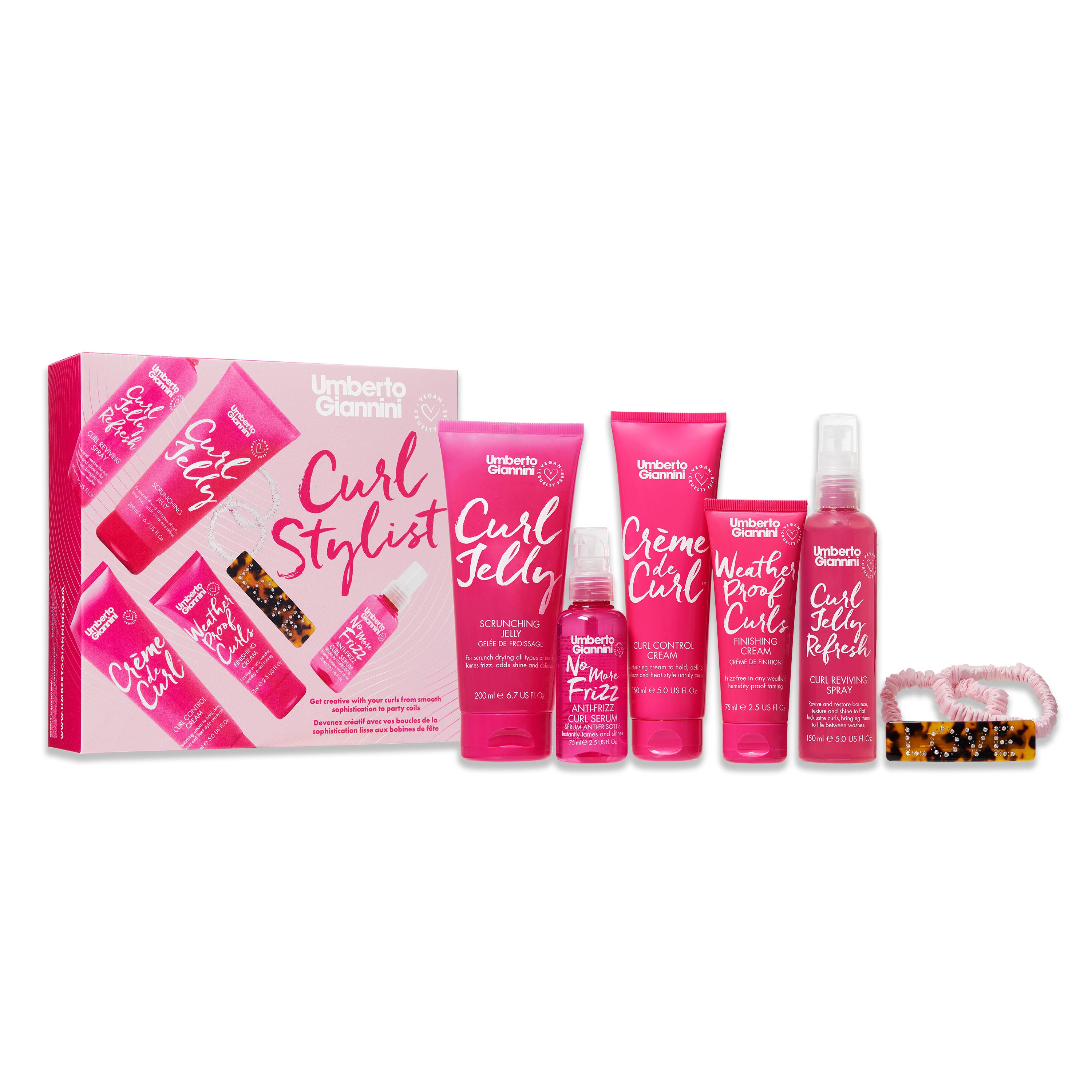 Umberto Giannini Curl Stylist dovanų rinkinys
