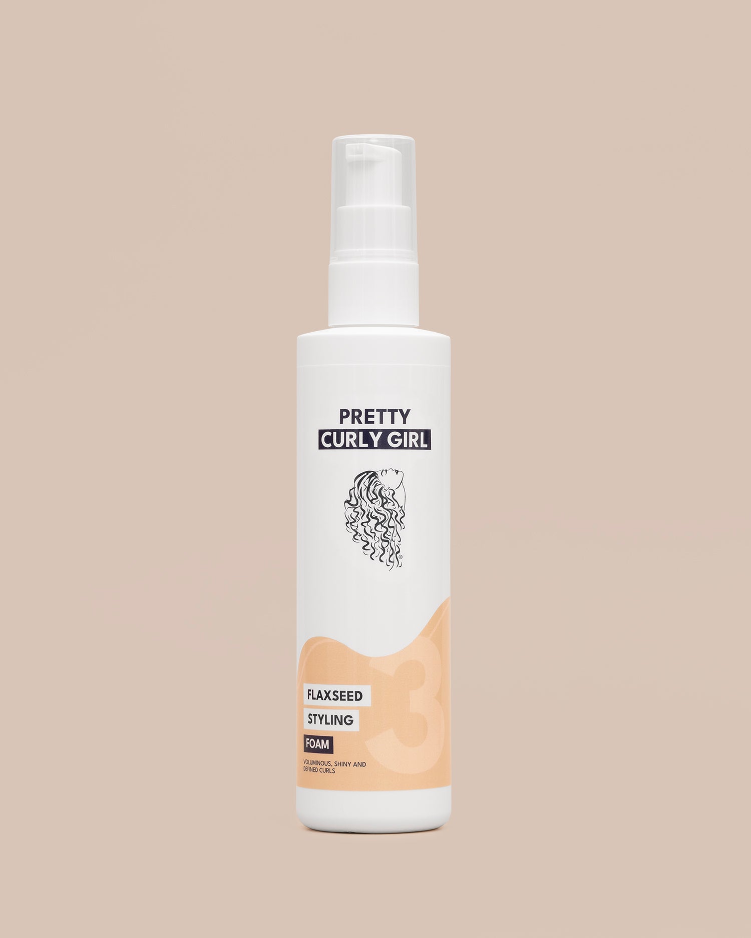 Pretty Curly Girl Flaxseed Styling Foam