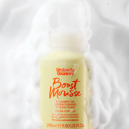 Umberto Giannini Strong Curls Boost Mousse stiprinančios putos - 290ml!