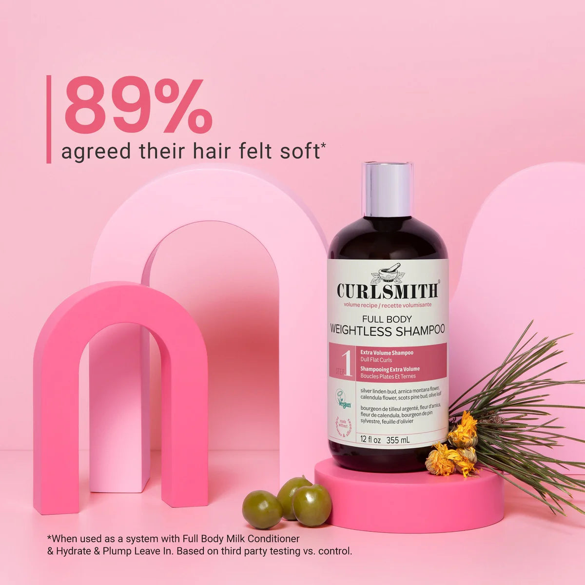 Curlsmith Full Body Weightless šampūnas riebiai ir normaliai odai