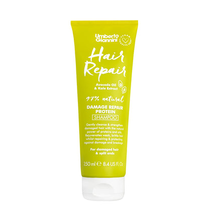 Umberto Giannini Hair Repair proteininis šampūnas pažeistiems plaukams