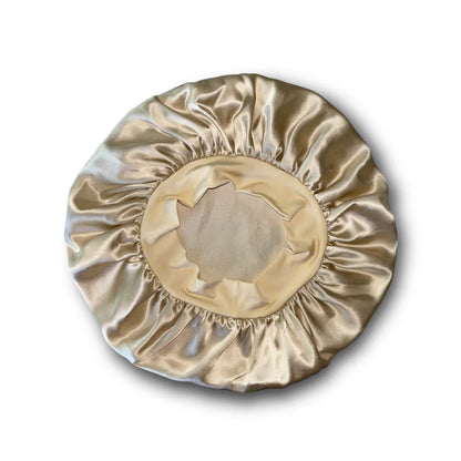 Adjustable silk bonnet
