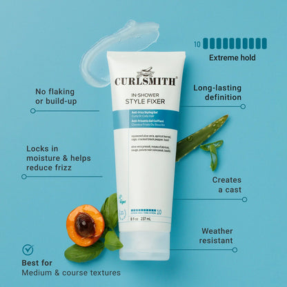 Curlsmith In-Shower Style Fixer stiprios fiksacijos gelis