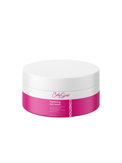 Curly Secret proteininė plaukų kaukė pažeistiems plaukams