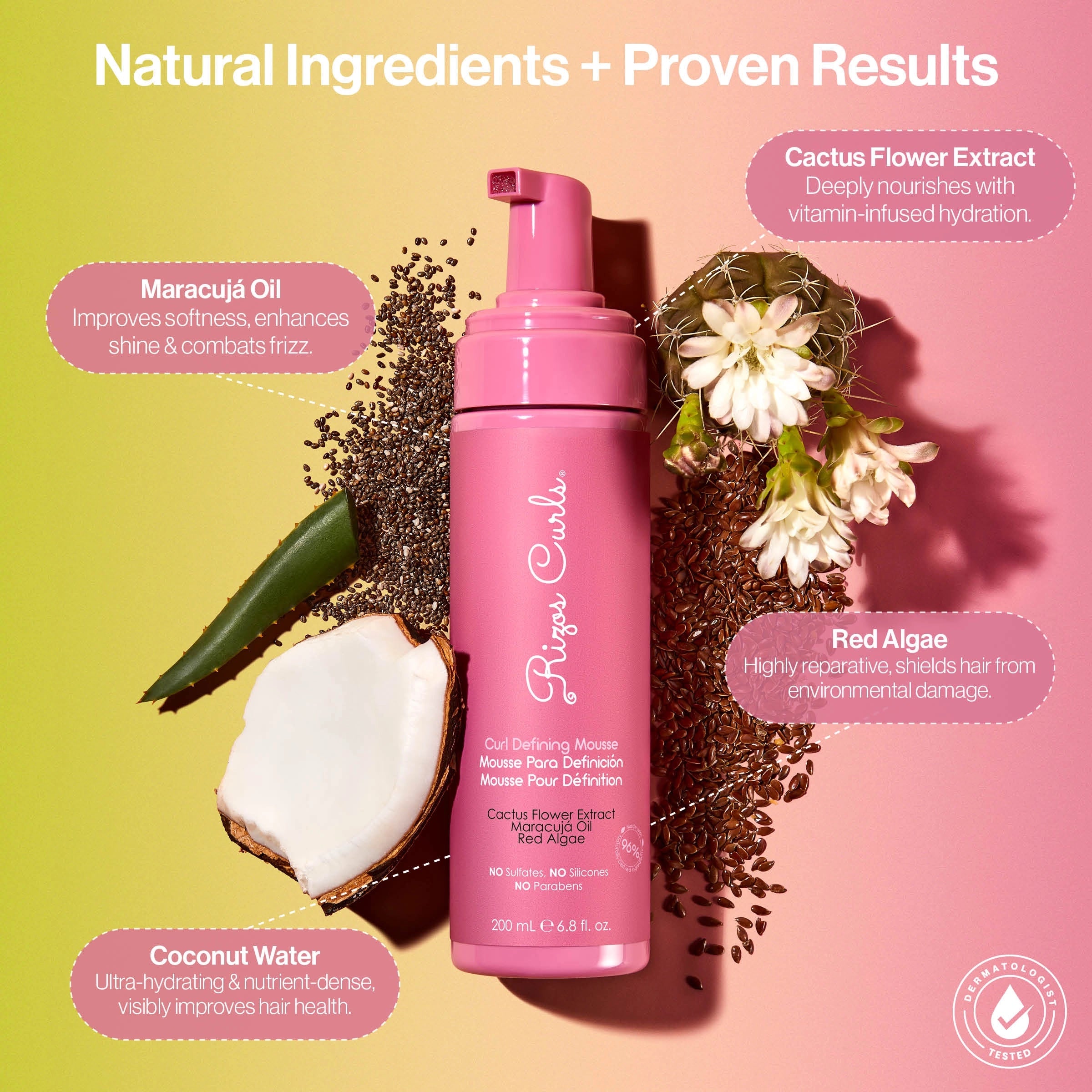 Rizos Curls garbanų formavimo putos