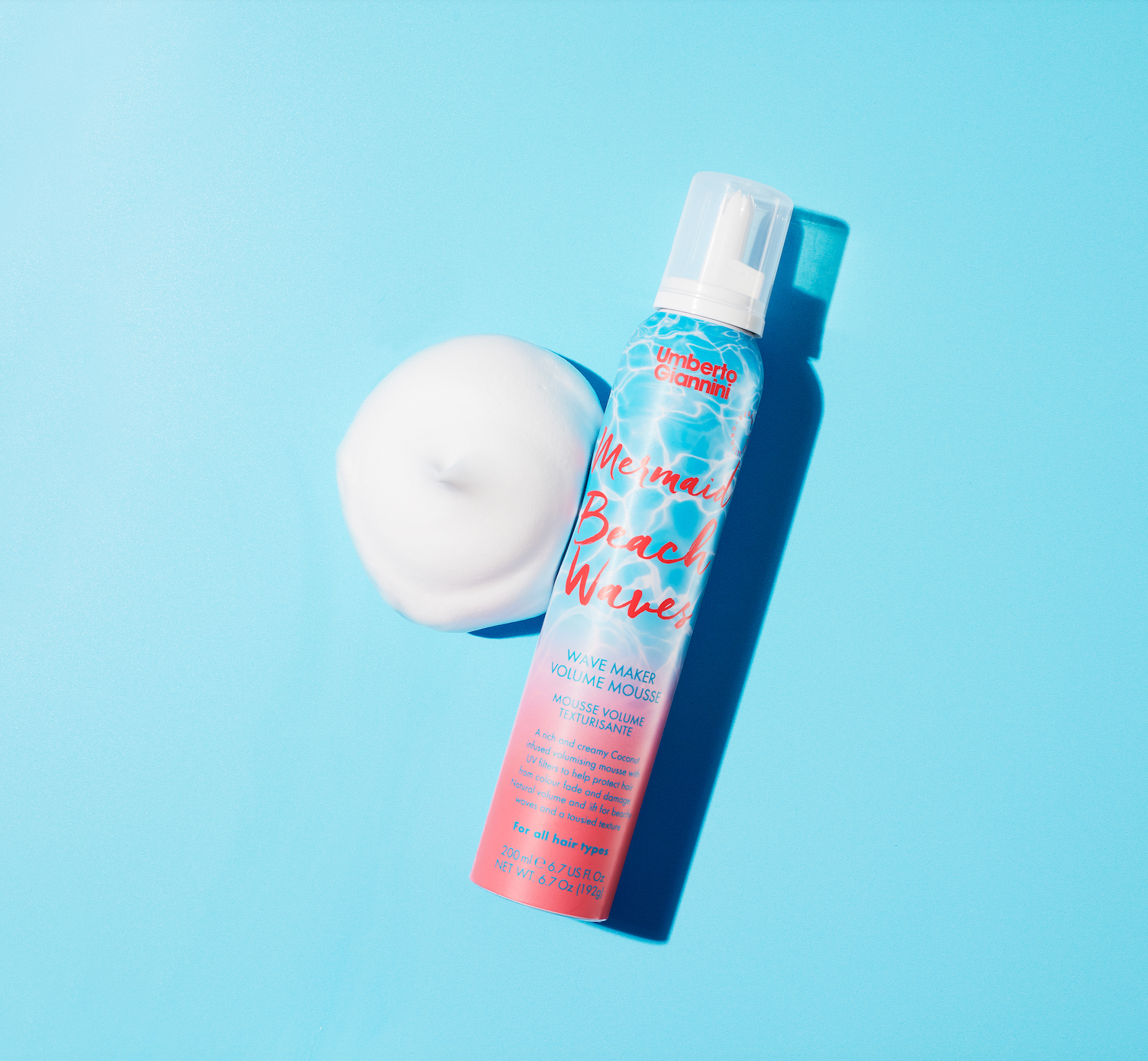 Umberto Giannini Mermaid Beach Waves apimties suteikiančios putos