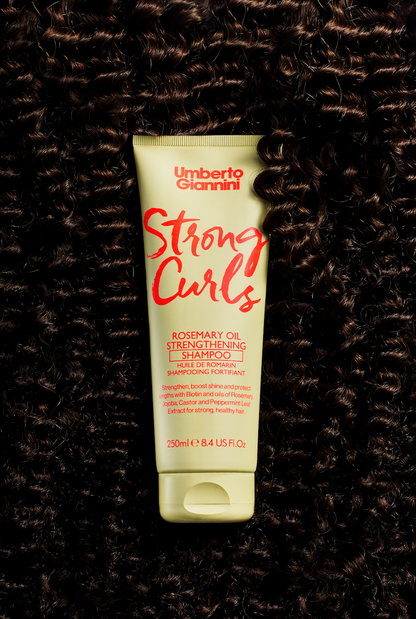 Umberto Giannini Strong Curls šampūnas riebesnei ir normaliai odai