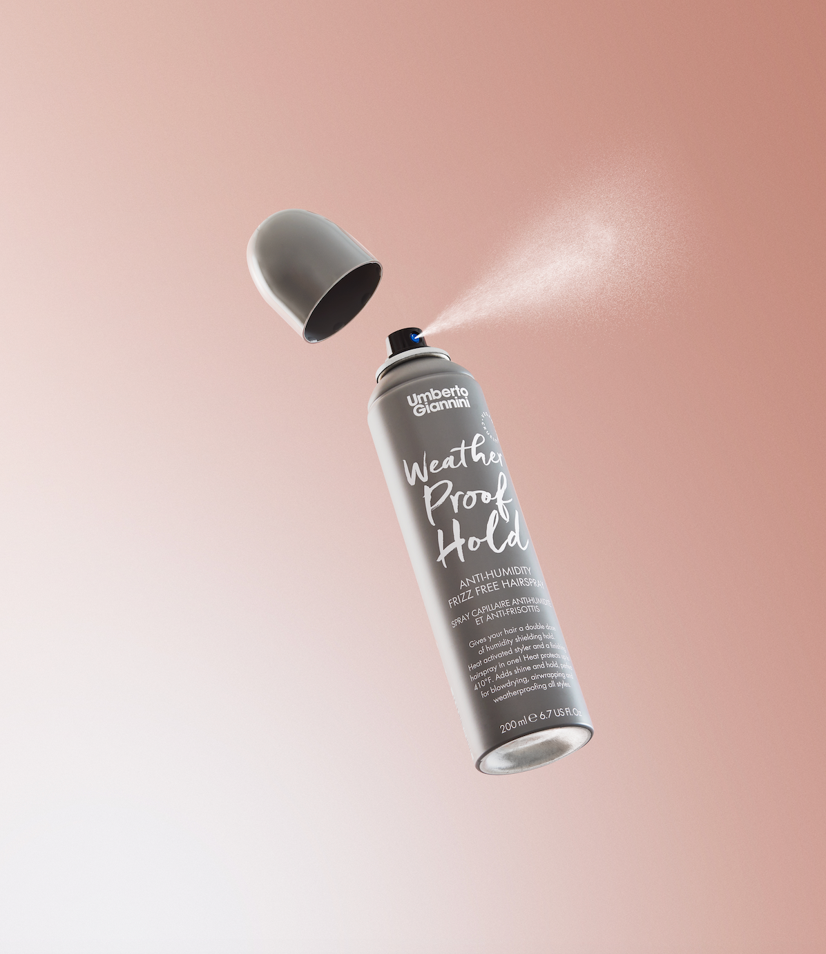 Weatherproof Hold Frizz Free plaukų lakas