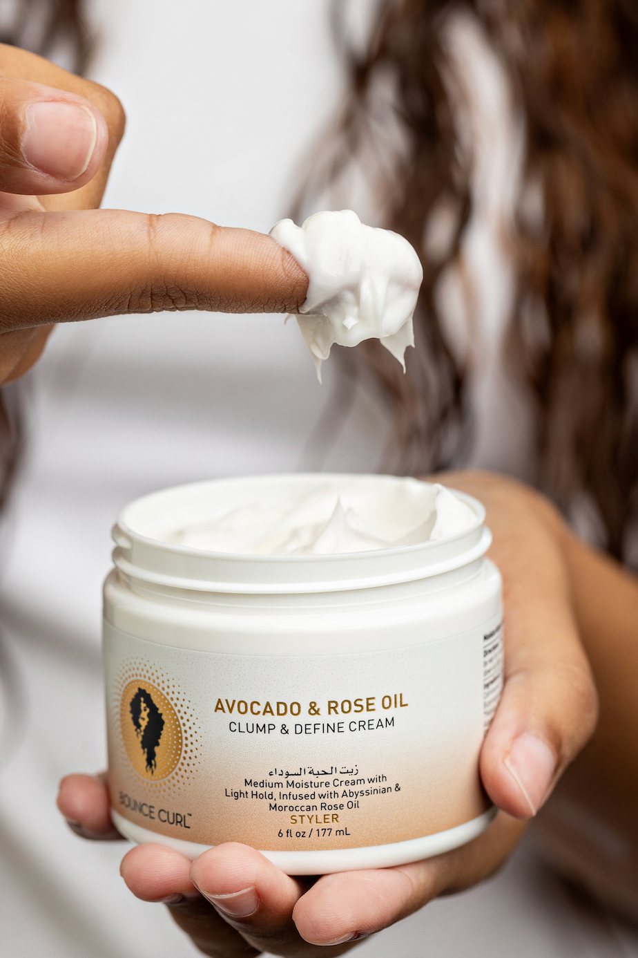 Bounce Curl Avocado & Rose Oil Clump & Define Cream