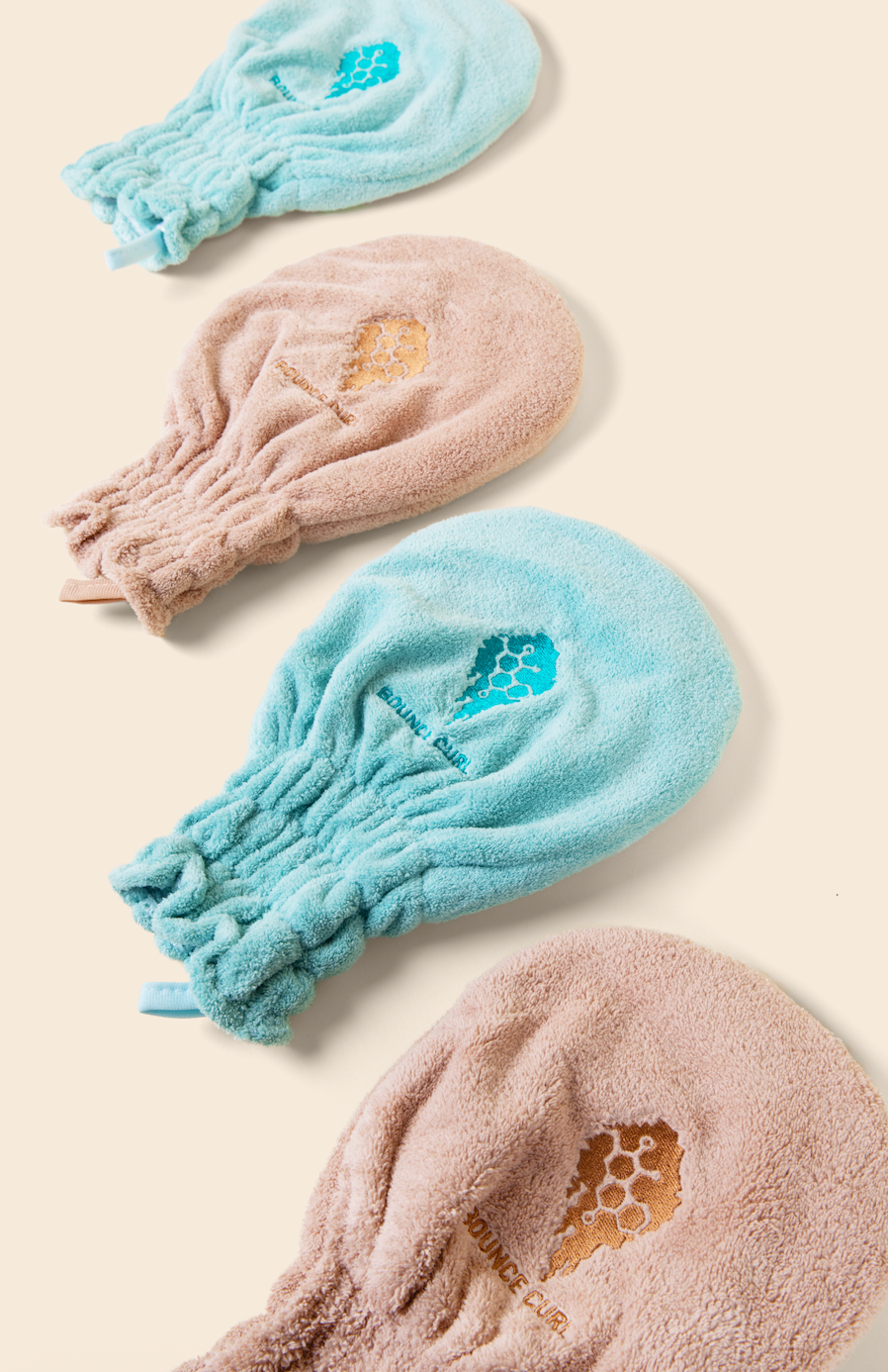 Bounce Curl Hair Drying Mittens