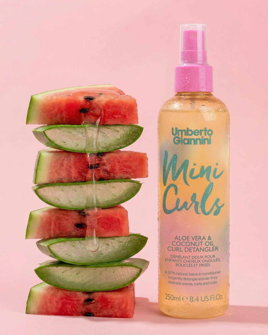 Umberto Giannini Mini Curls vaikiškų garbanų išpainiojimo purškiklis