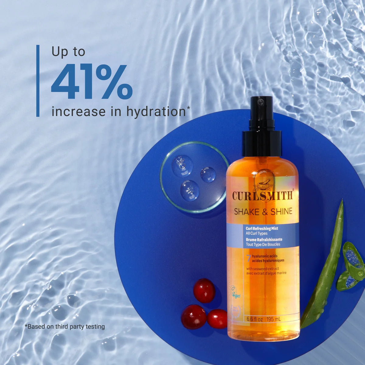 Curlsmith Shake & Shine refresh spray