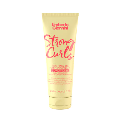 Umberto Giannini Strong Curls kondicionierius su rozmarinų aliejumi