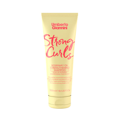 Umberto Giannini Strong Curls šampūnas riebesnei ir normaliai odai