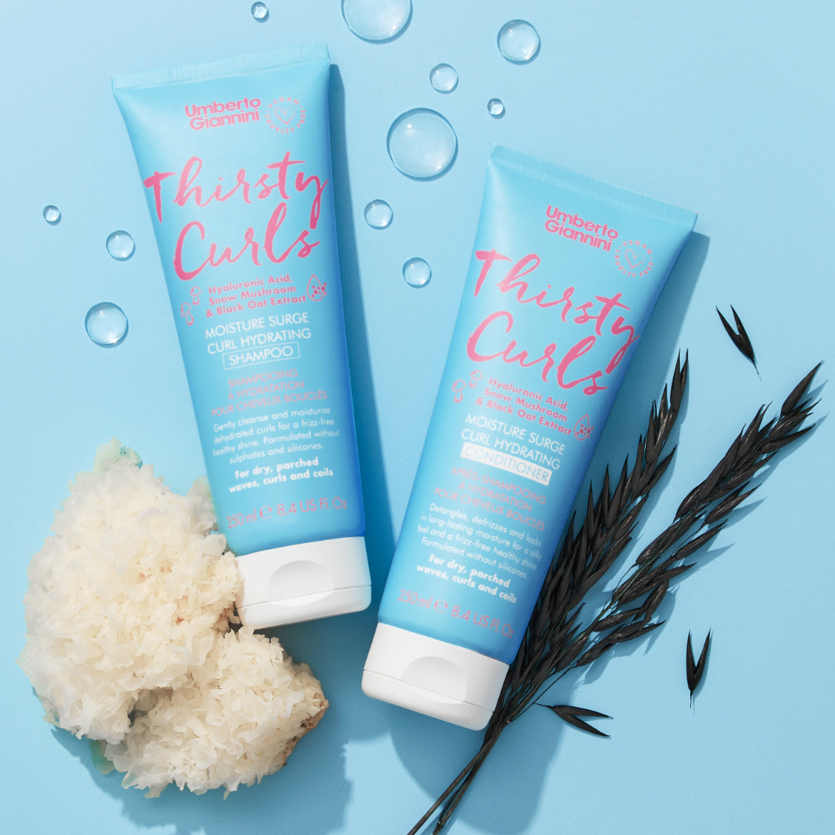 Umberto Giannini Thirsty Curls Moisture Surge Curl Hydrating Shampoo