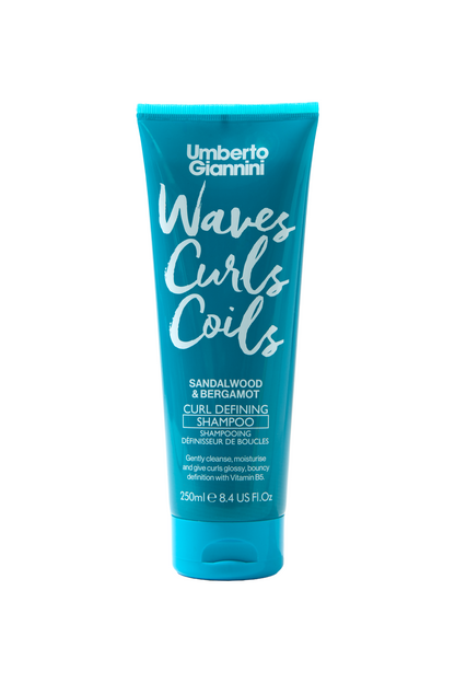 Umberto Giannini Sandalwood & Bergamot rinkinys vyrų garbanoms