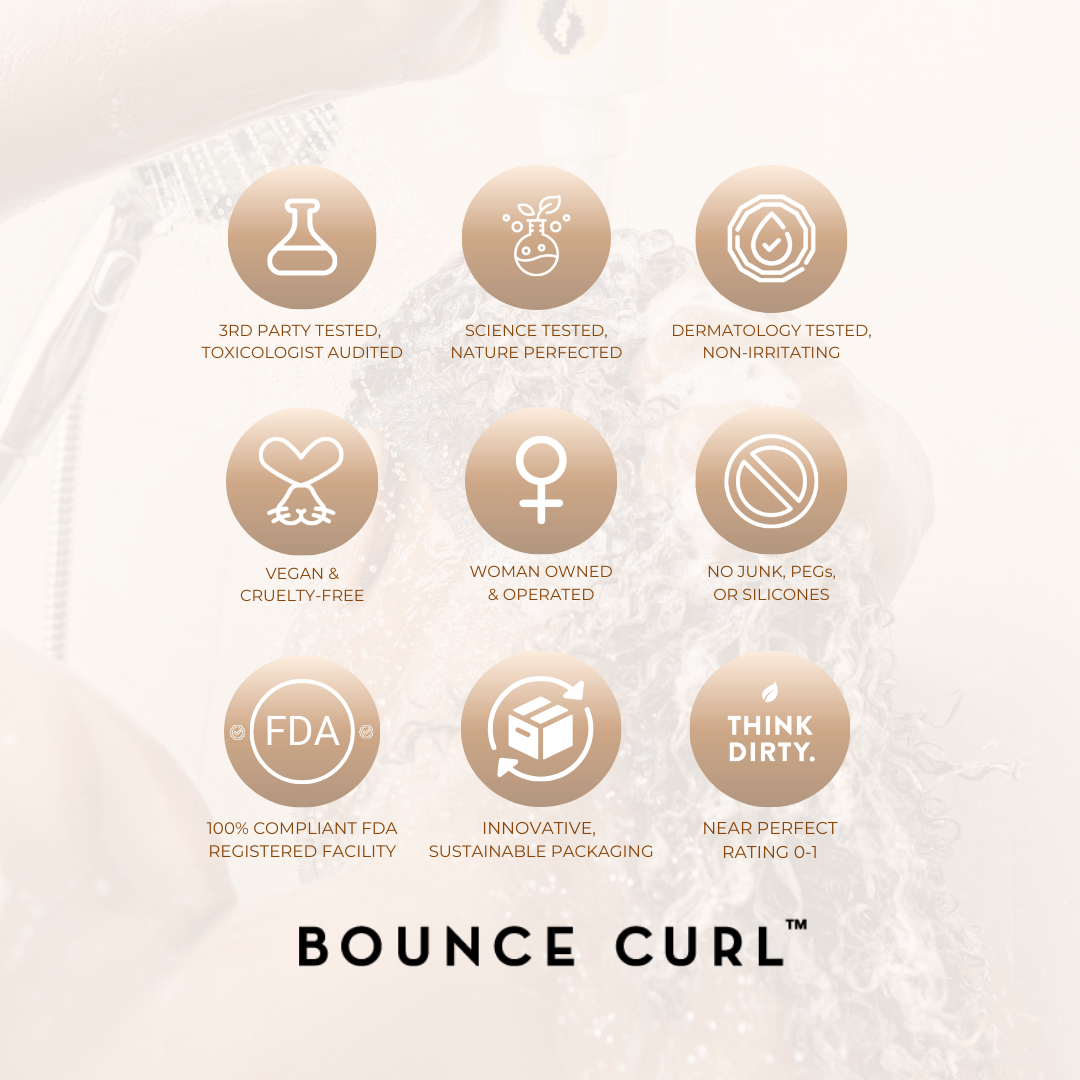 Bounce Curl švelnus giluminio valymo šampūnas
