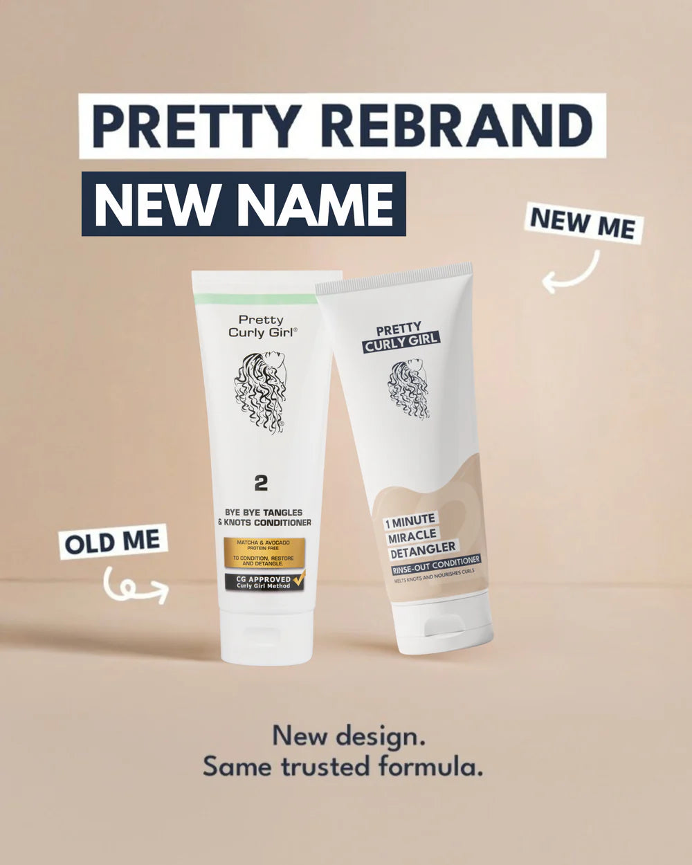 Pretty Curly Girl Bye Bye Tangles Conditioner