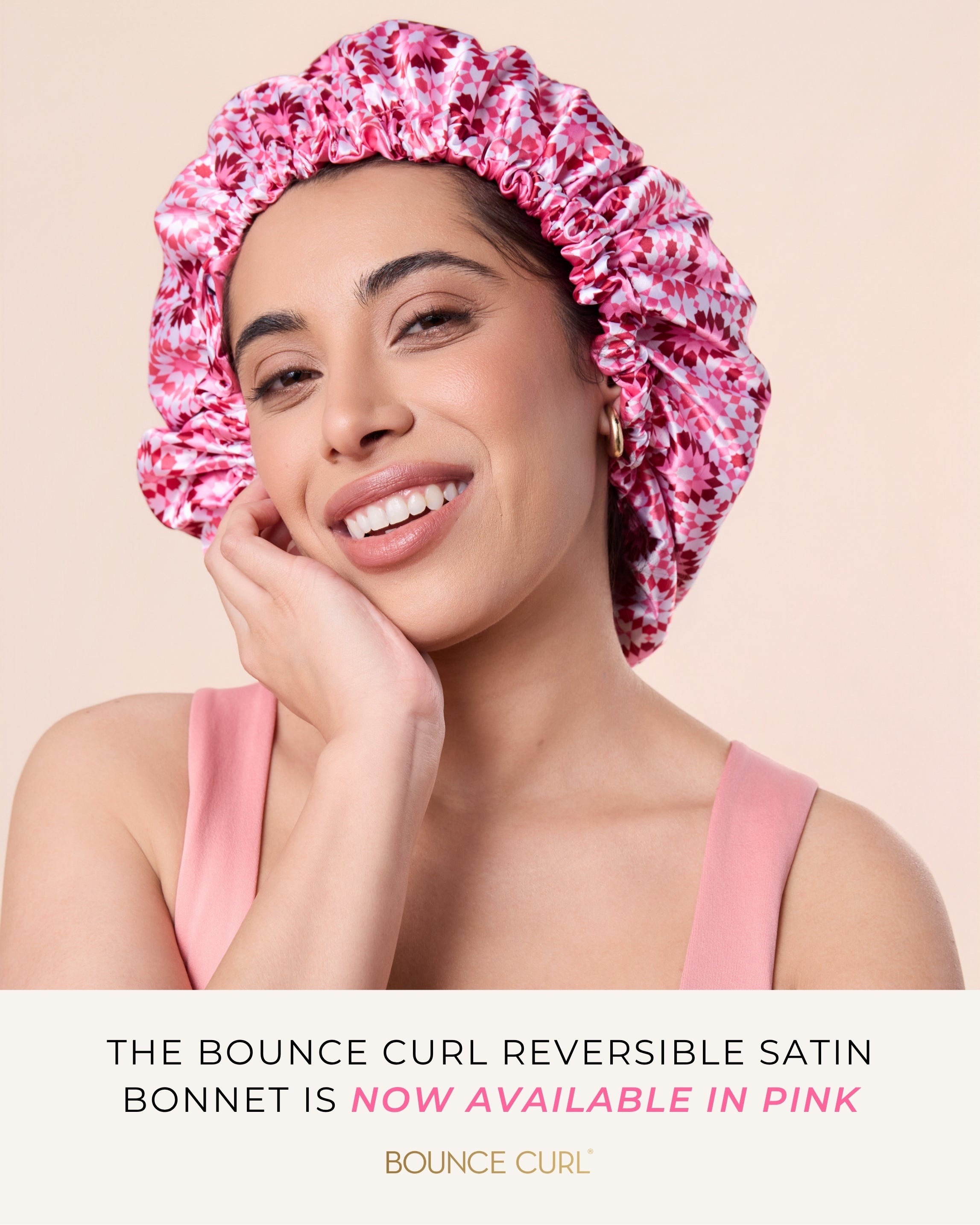 Bounce Curl satininė miego kepuraitė 🇺🇸