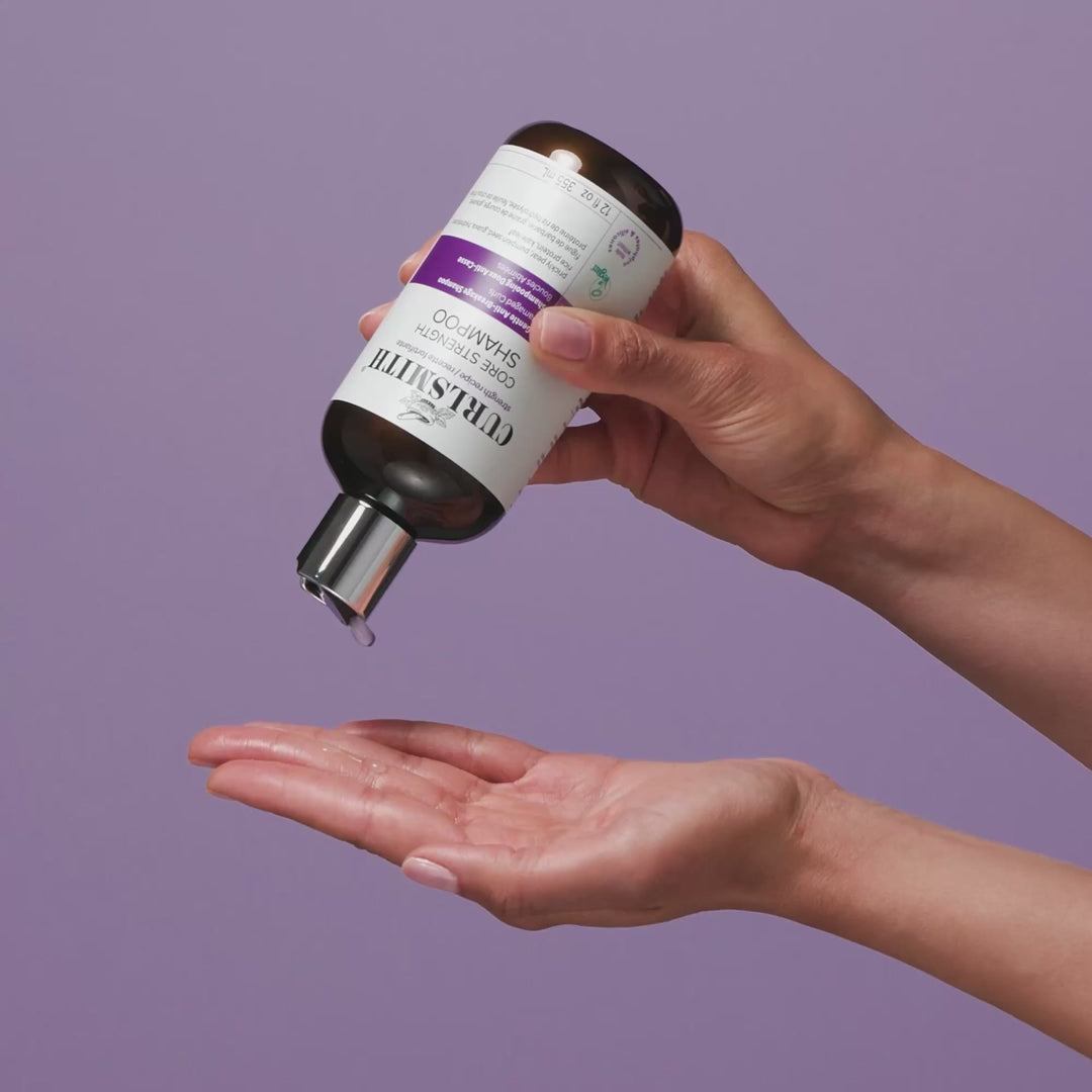 Curlsmith Core Strength šampūnas riebiai arba normaliai odai