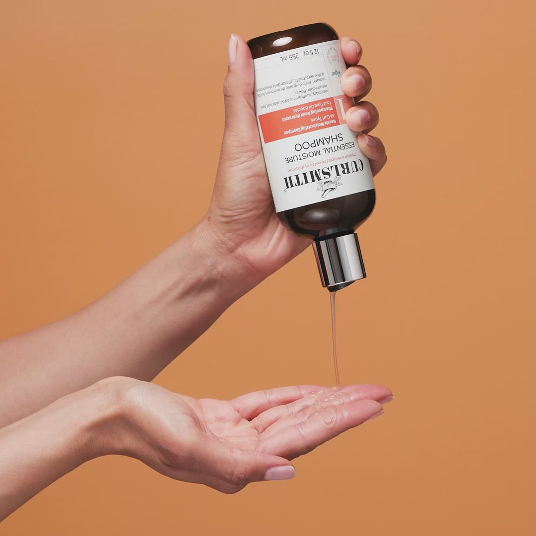 Curlsmith Essential Moisture šampūnas riebiai odai
