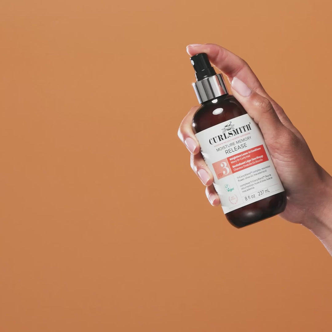 Curlsmith Moisture Memory Release purškiamas paliekamas kondicionierius